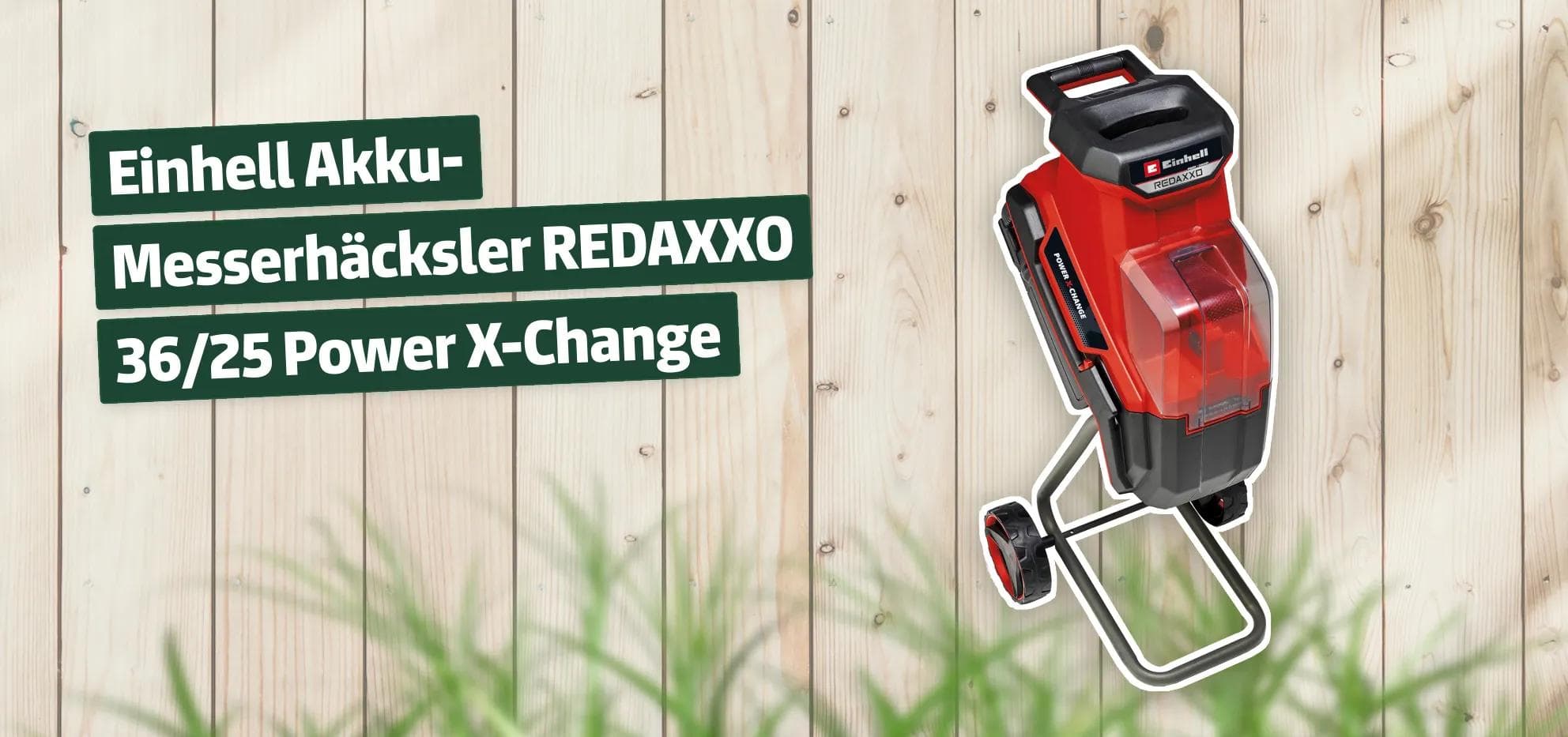 Einhell Akku-Messerhäcksler REDAXXO 36/25 Power X-Change