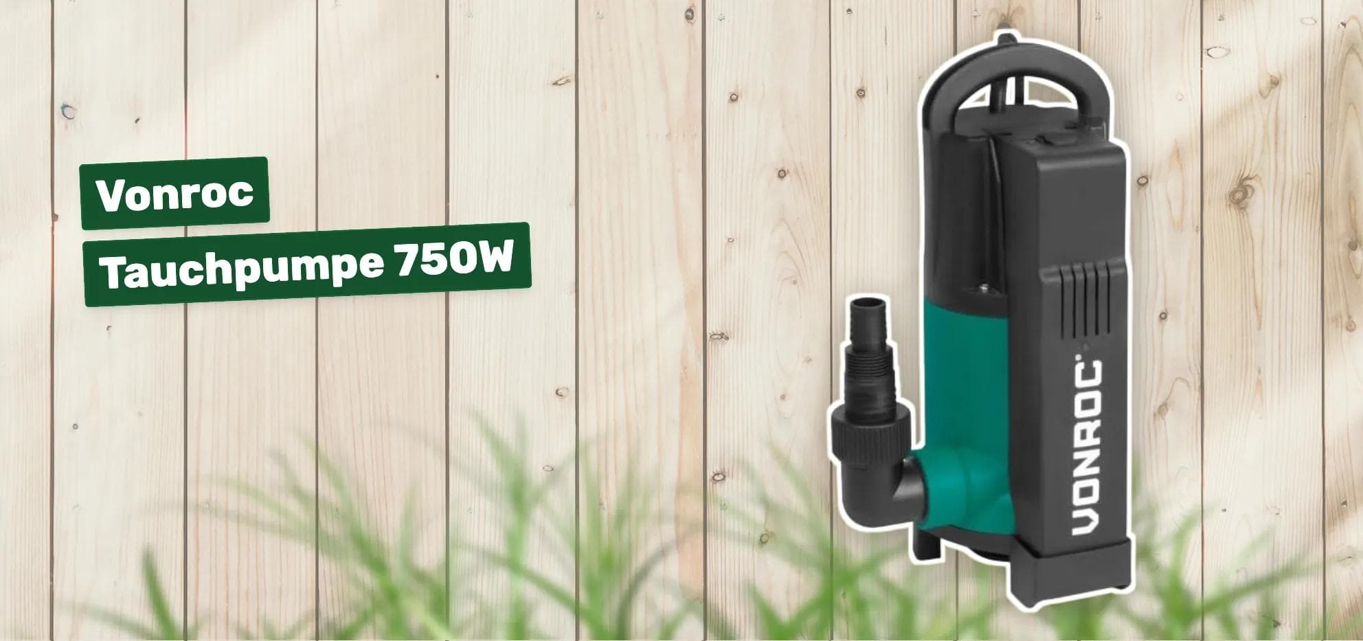 Vonroc Tauchpumpe 750W