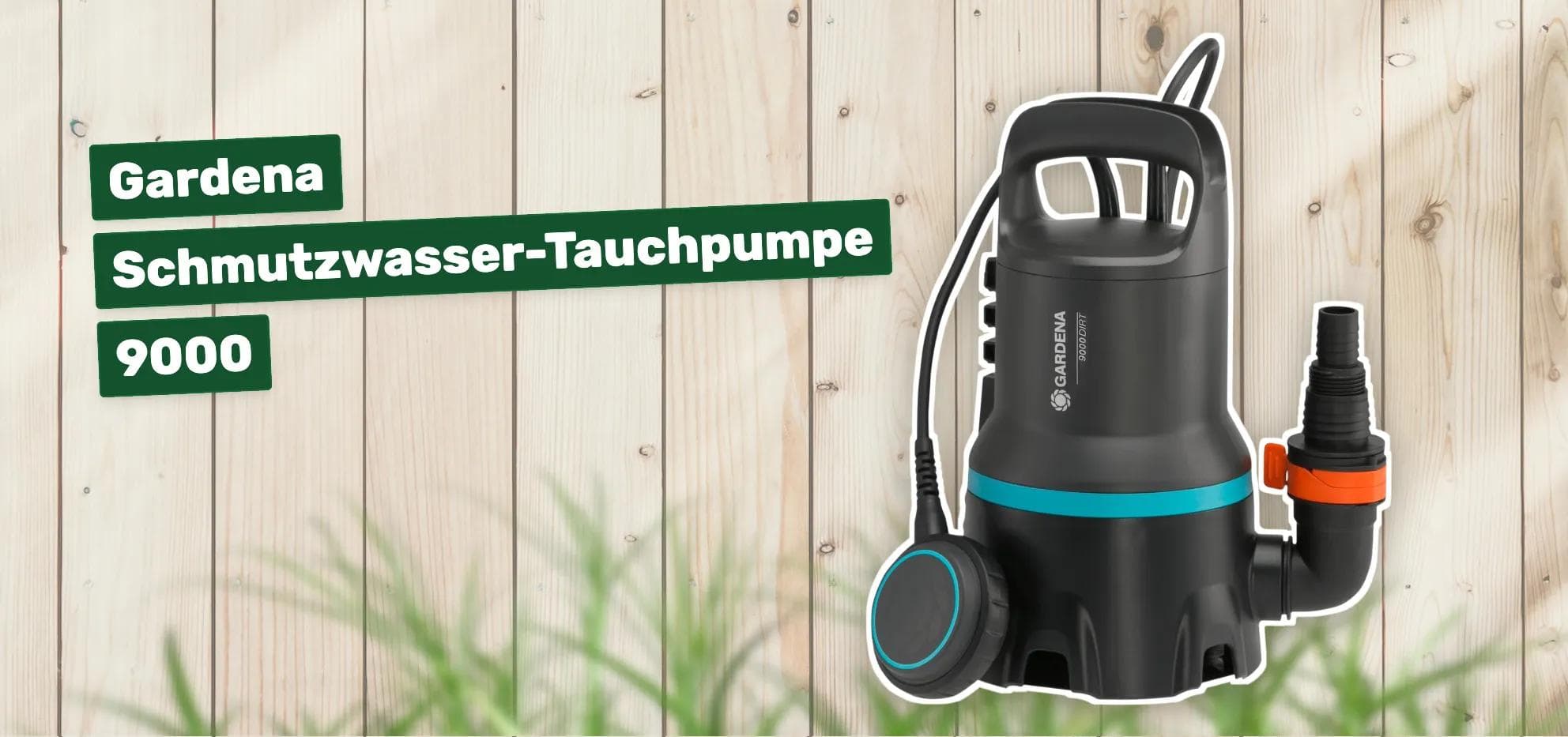 Gardena Schmutzwasser-Tauchpumpe 9000