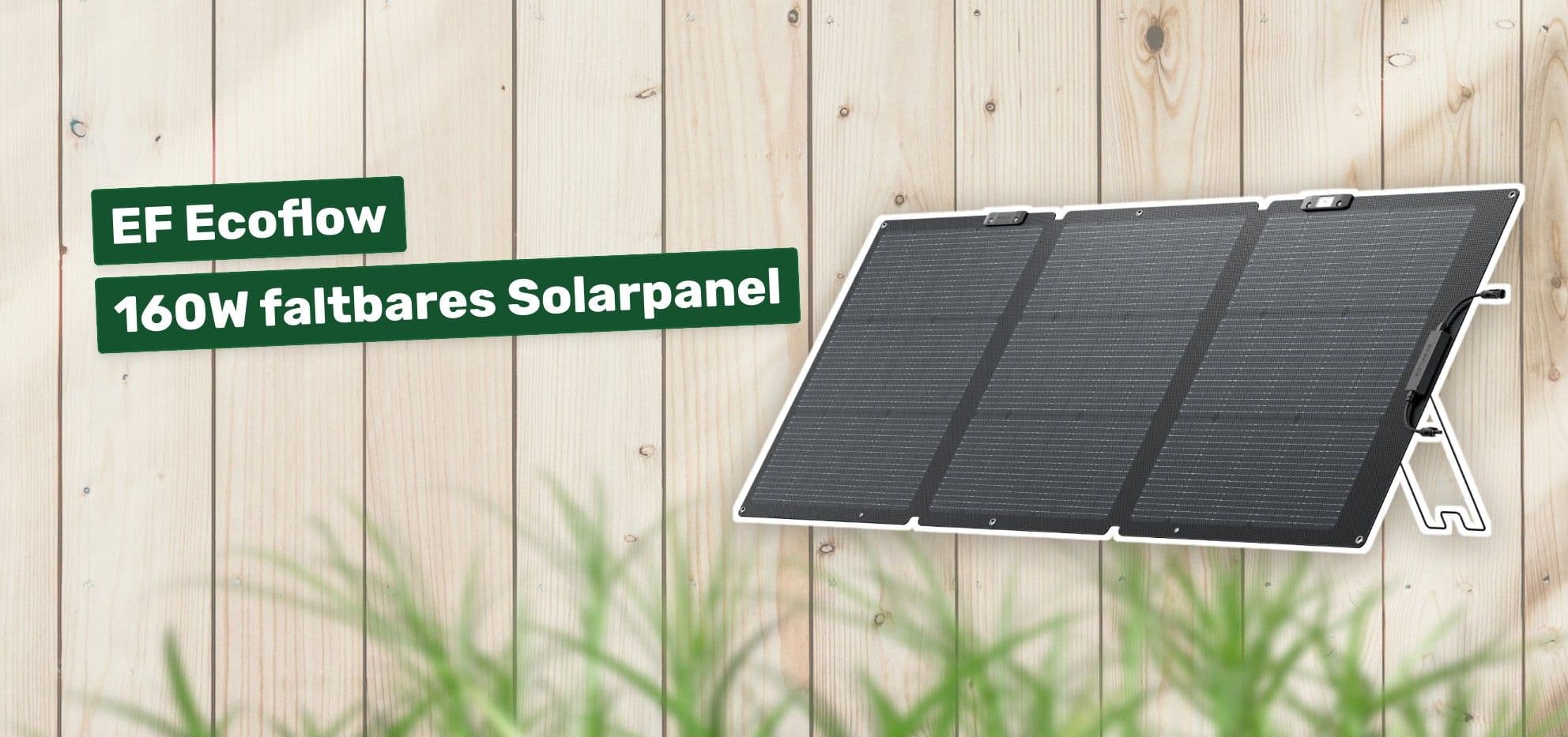 EF Ecoflow 160W faltbares Solarpanel