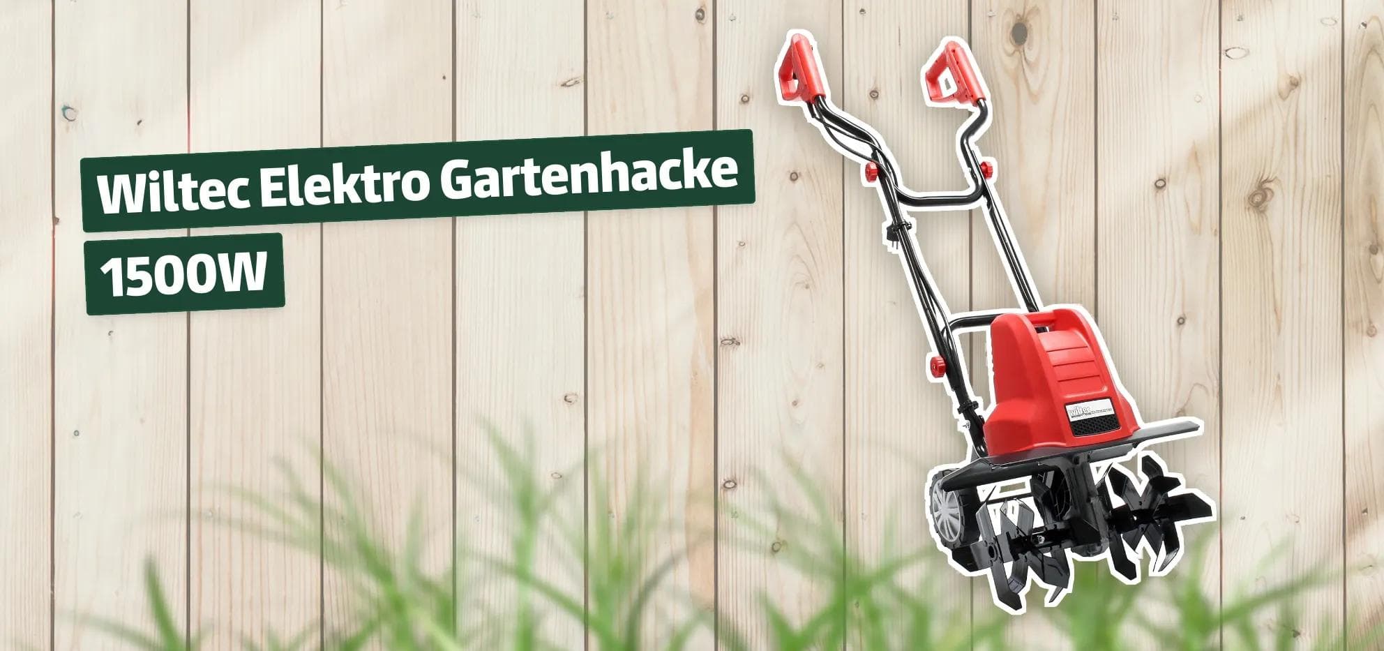 Wiltec Elektro Gartenhacke 1500W