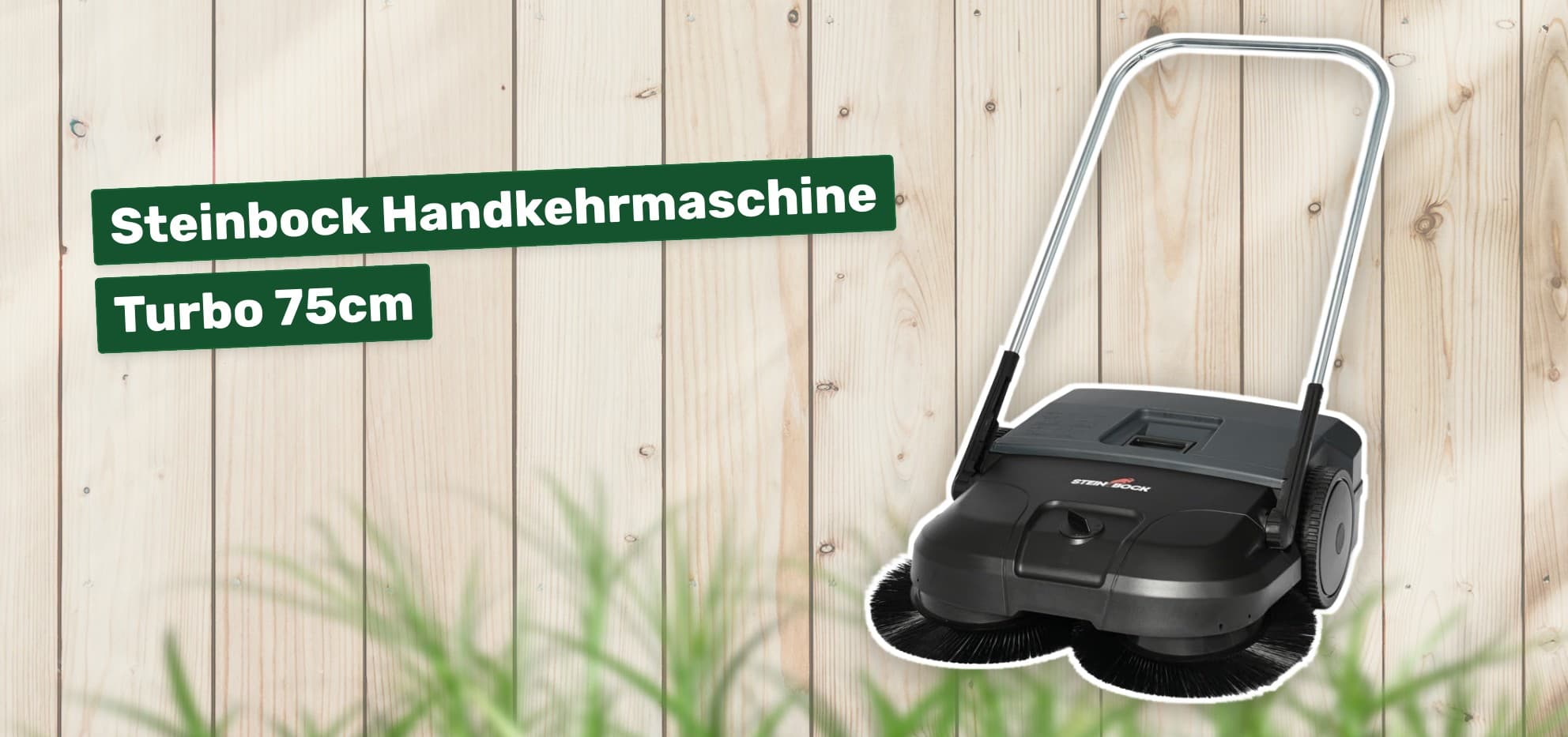 Steinbock Handkehrmaschine Turbo 75cm