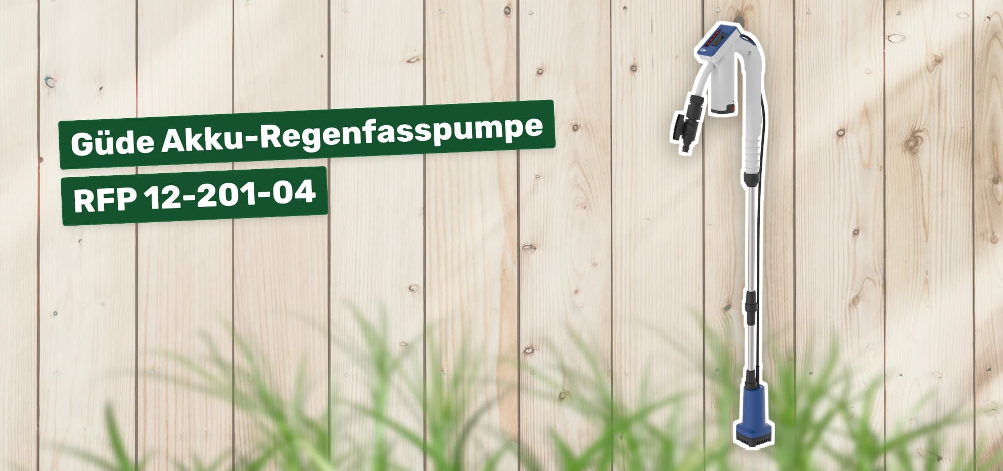 Güde Akku-Regenfasspumpe RFP 12-201-04