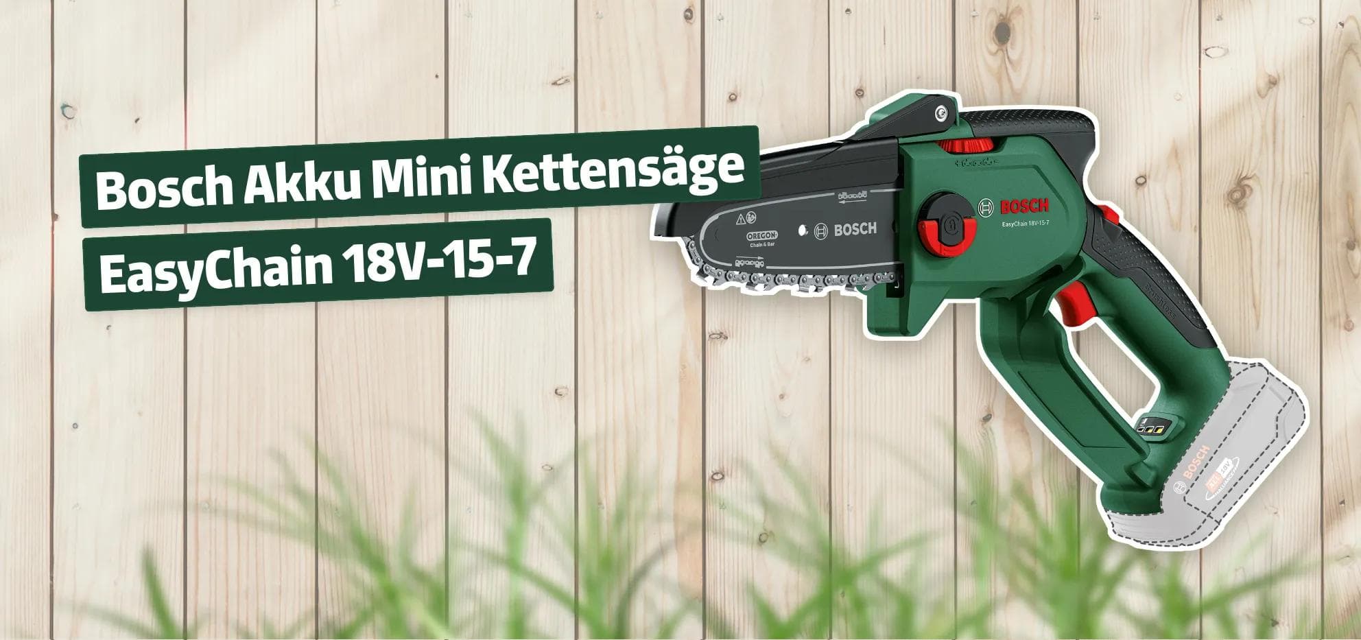 Bosch Akku Mini Kettensäge EasyChain 18V-15-7