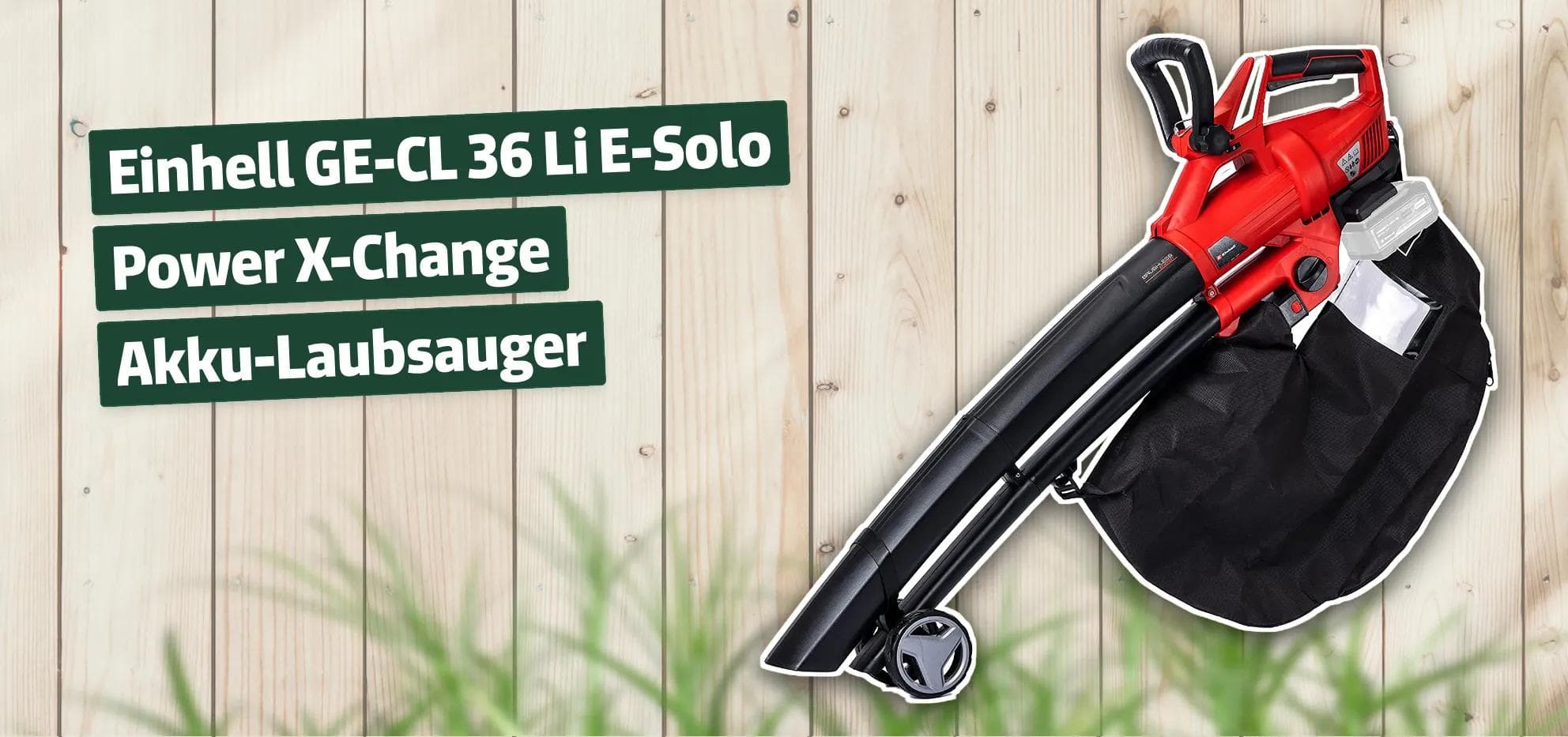 Einhell GE-CL 36 Li E-Solo Power X-Change Akku-Laubsauger