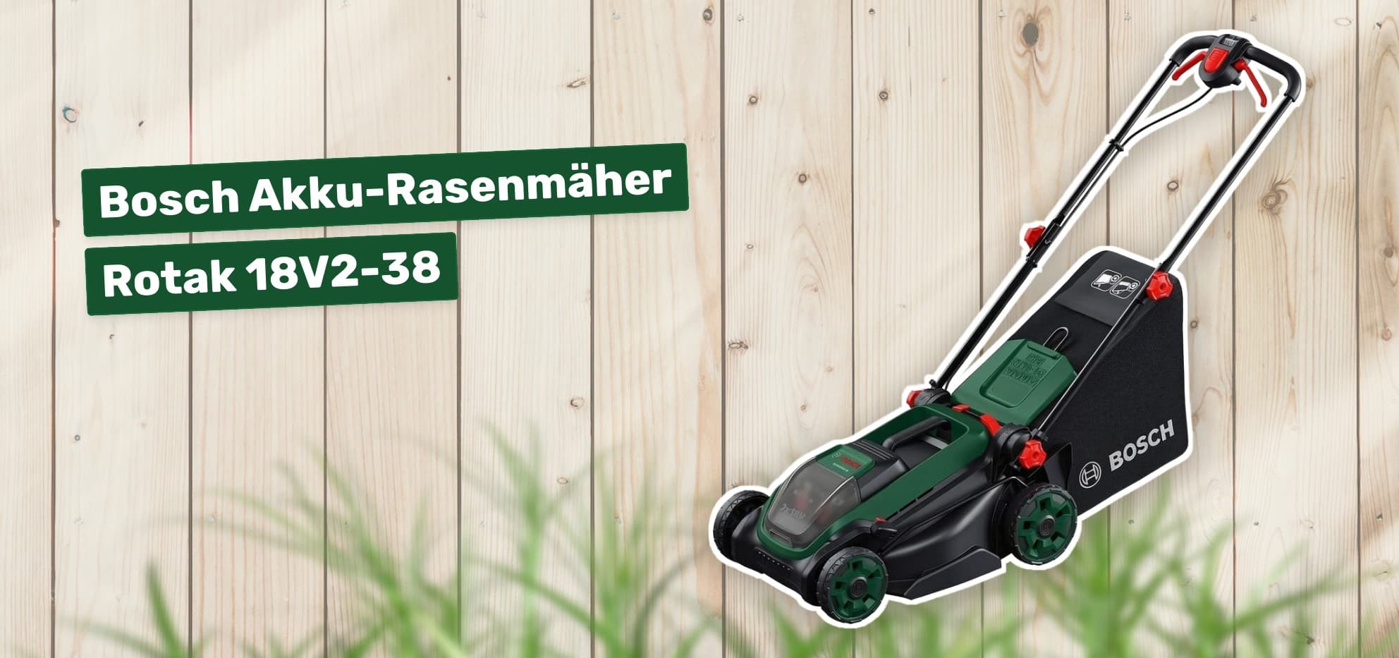 Bosch Akku-Rasenmäher Rotak 18V2-38