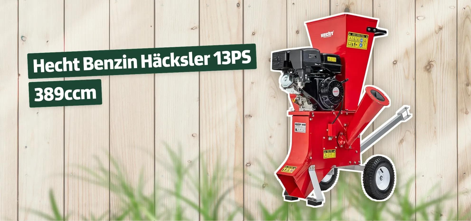 Hecht Benzin Häcksler 13PS 389ccm