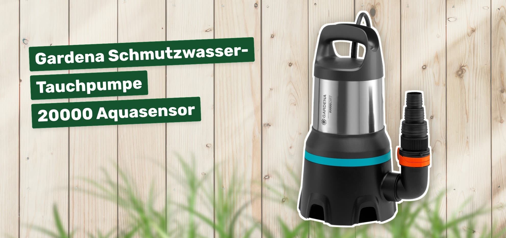 Gardena Schmutzwasser-Tauchpumpe 20000 Aquasensor