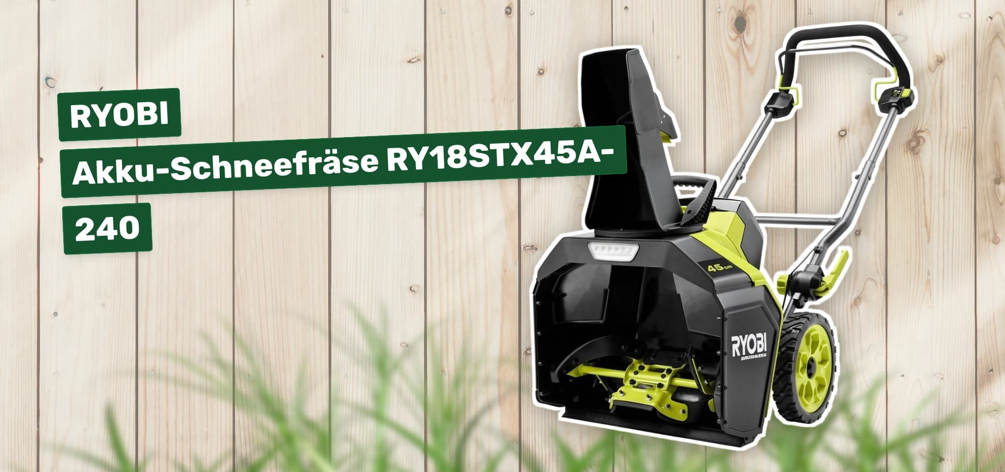 RYOBI Akku-Schneefräse RY18STX45A-240