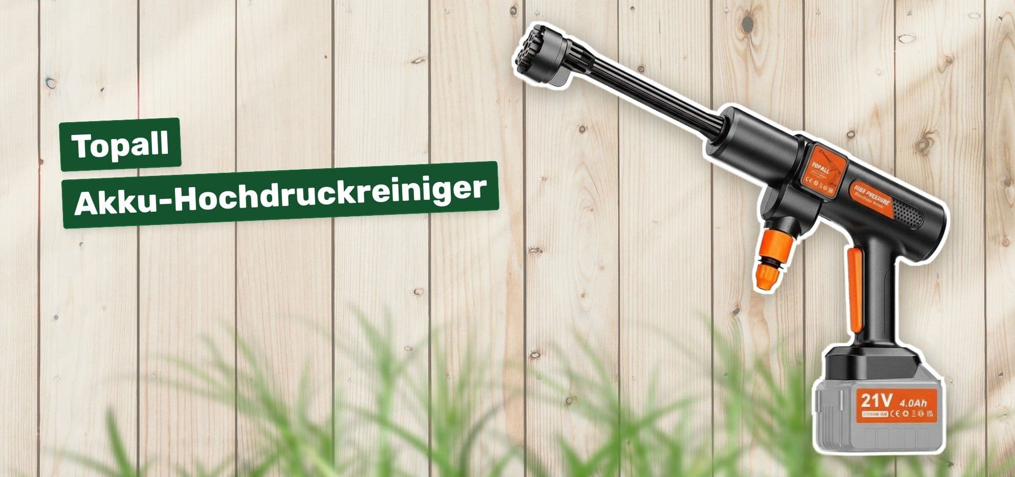 Topall Akku-Hochdruckreiniger