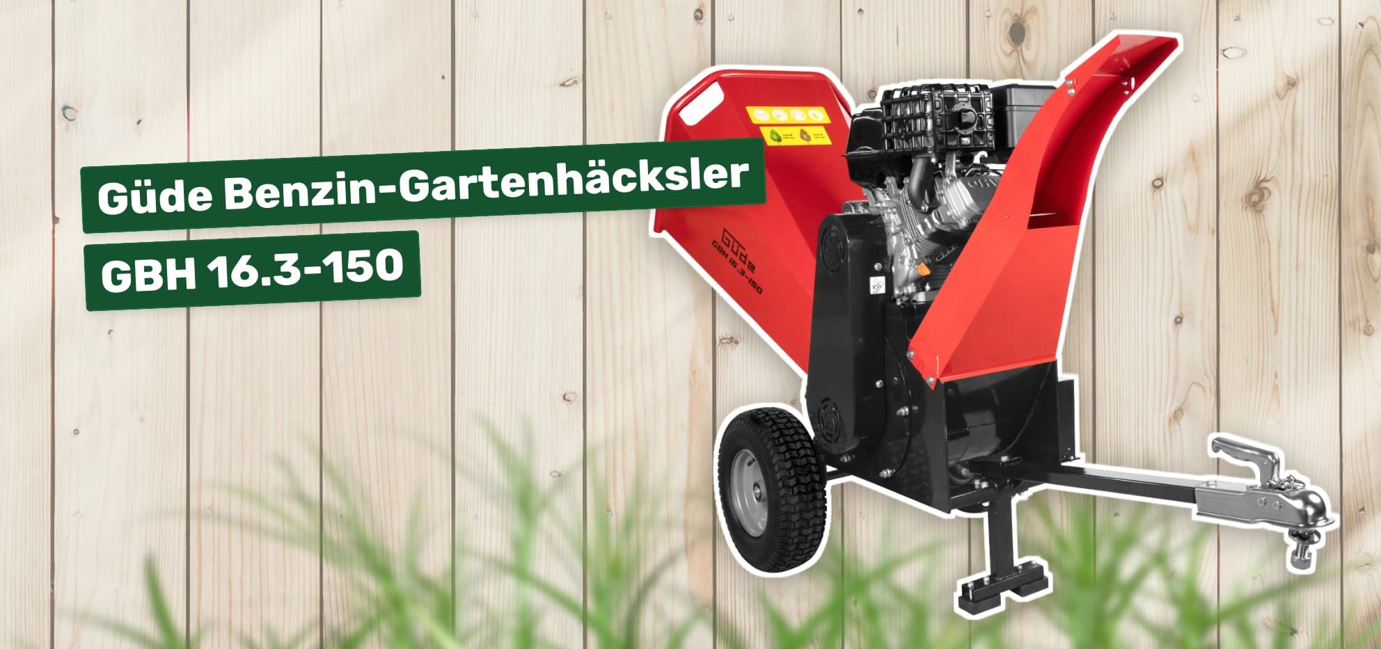 Güde Benzin-Gartenhäcksler GBH 16.3-150