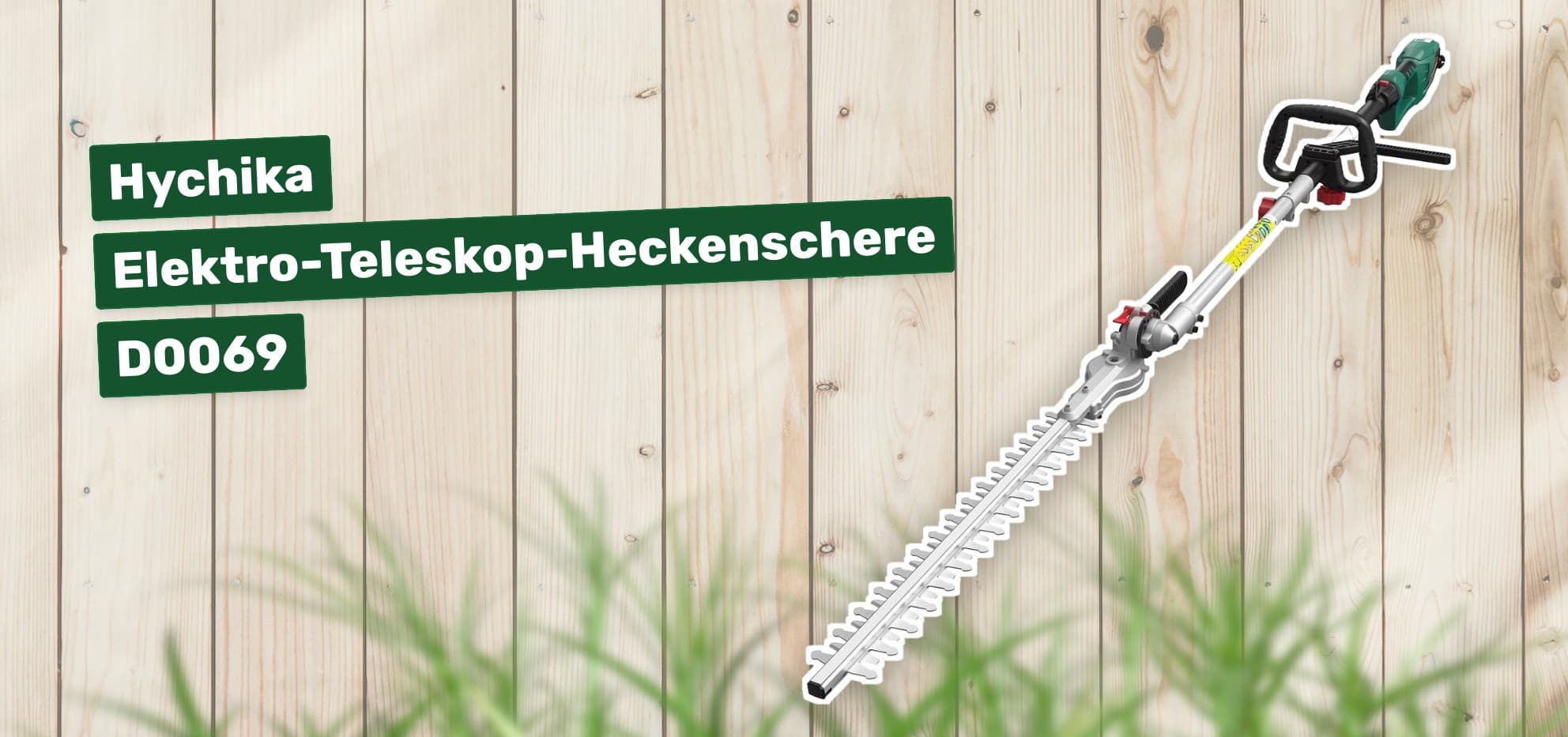 Hychika Elektro-Teleskop-Heckenschere D0069