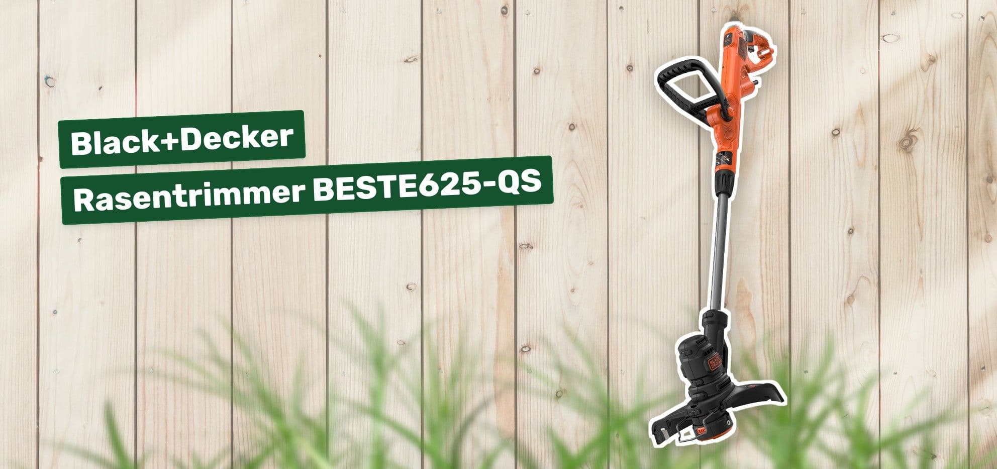 Black+Decker Rasentrimmer BESTE625-QS