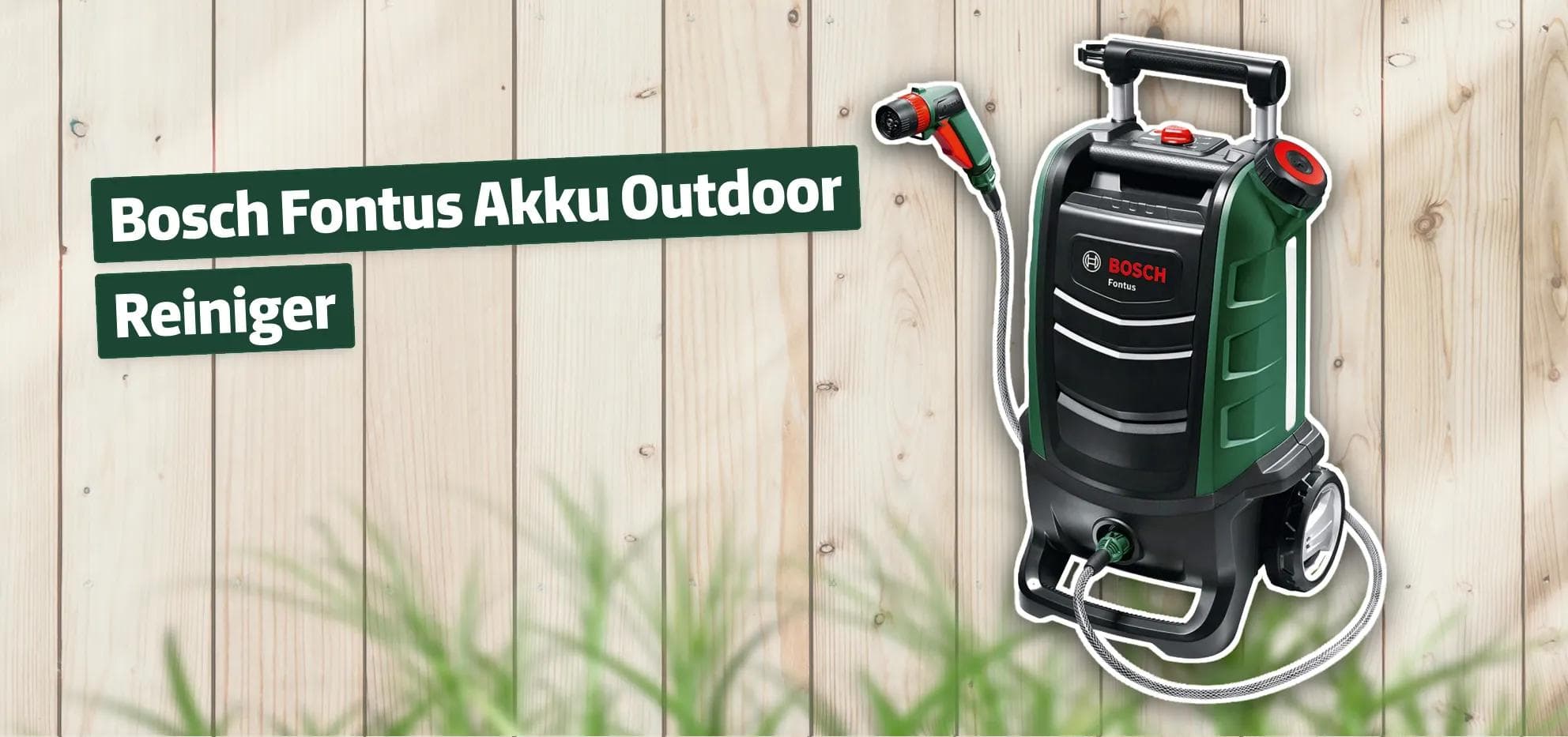 Bosch Fontus Akku Outdoor Reiniger