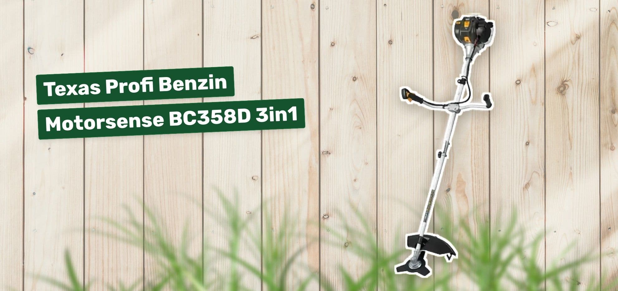 Texas Profi Benzin Motorsense BC358D 3in1