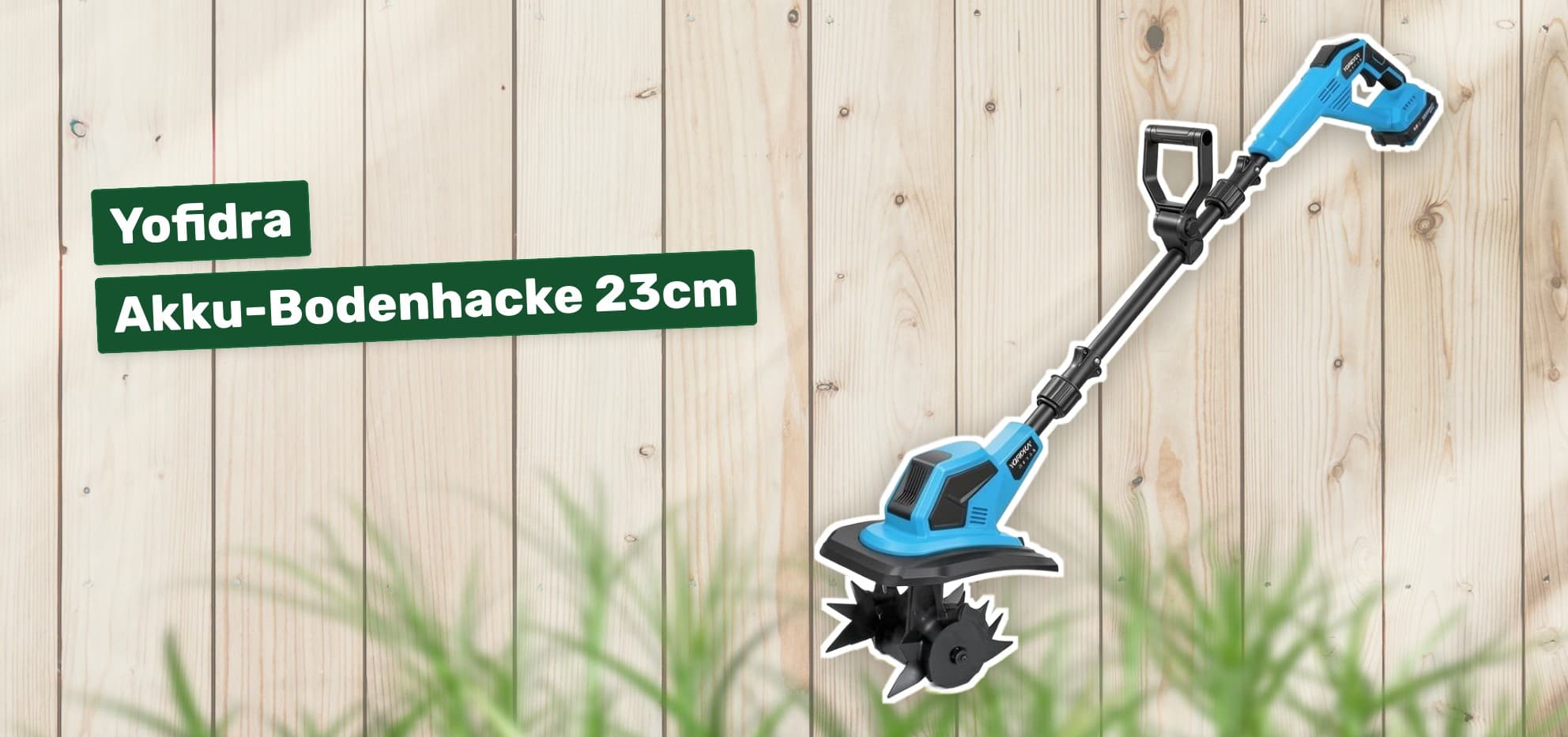 Yofidra Akku-Bodenhacke 23cm