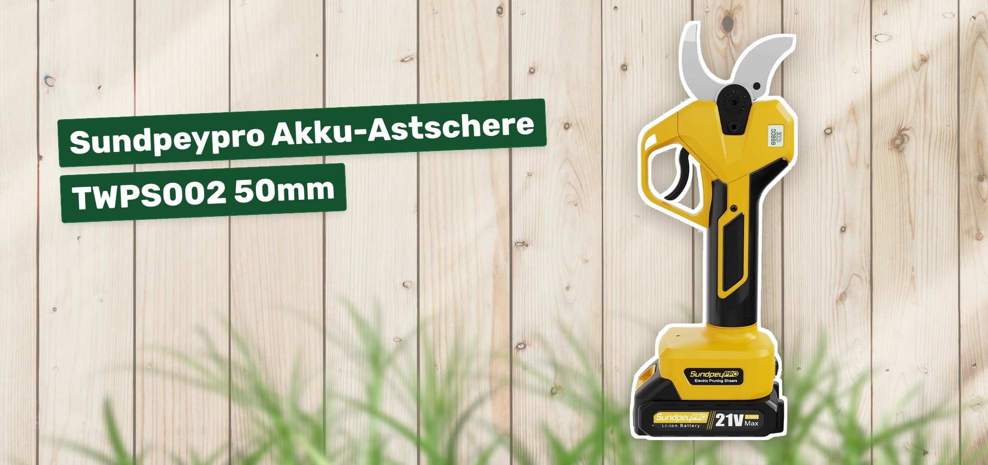 Sundpeypro Akku-Astschere TWPS002 50mm