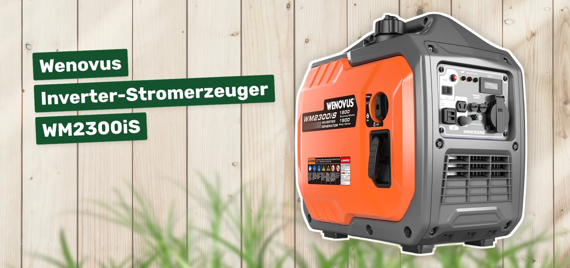 Wenovus Inverter-Stromerzeuger WM2300iS
