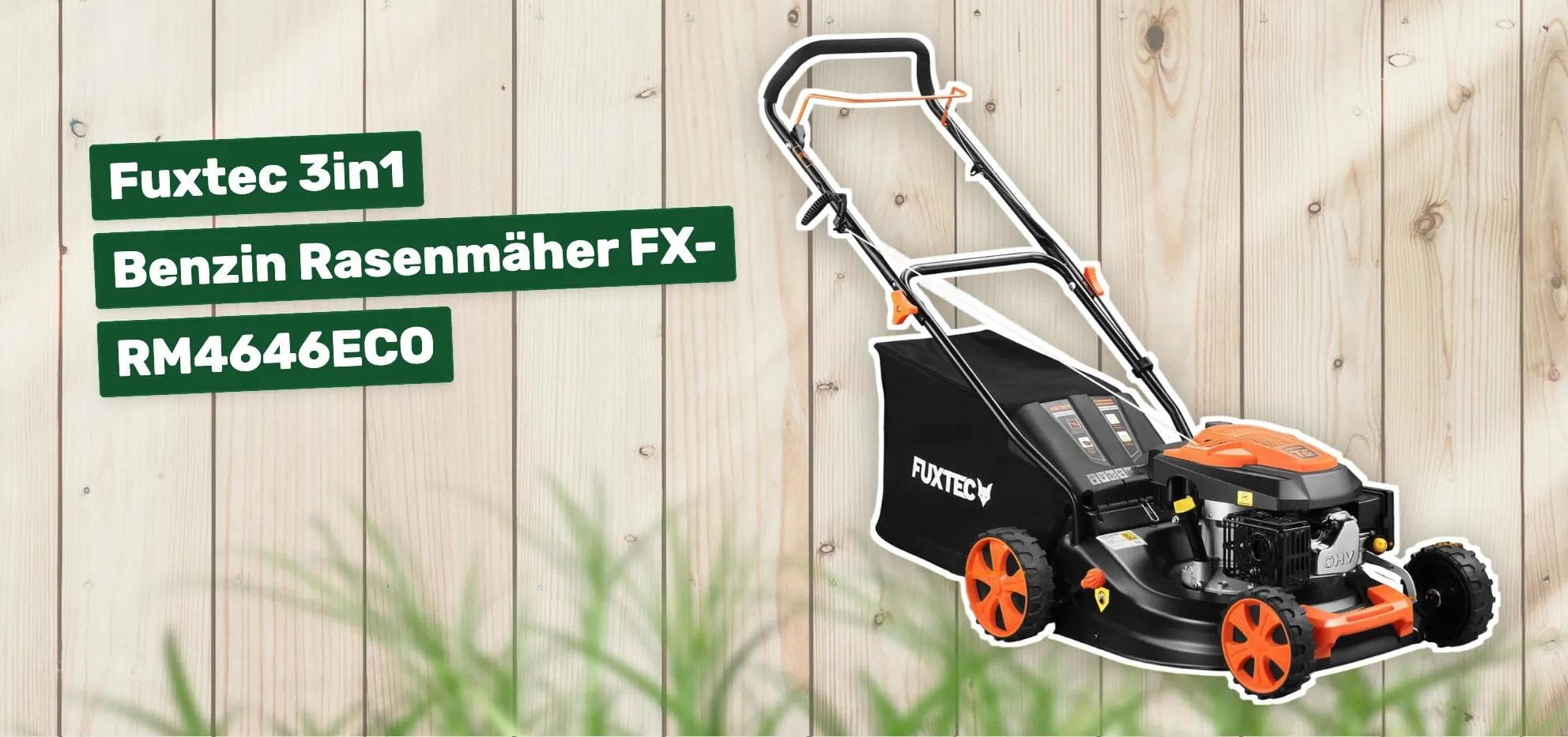 Fuxtec 3in1 Benzin Rasenmäher FX-RM4646ECO