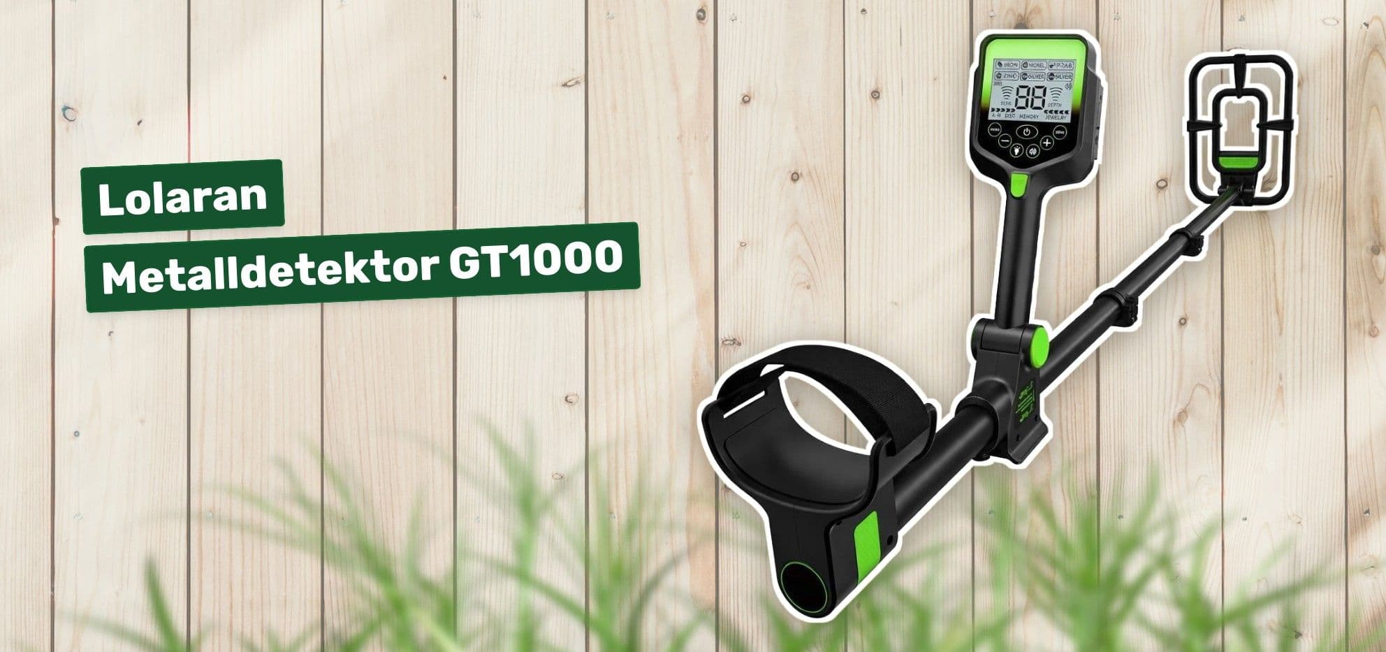 Lolaran Metalldetektor GT1000