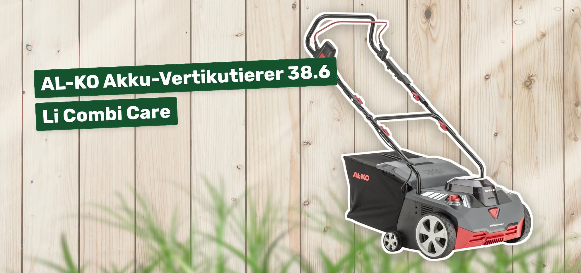 AL-KO Akku-Vertikutierer 38.6 Li Combi Care