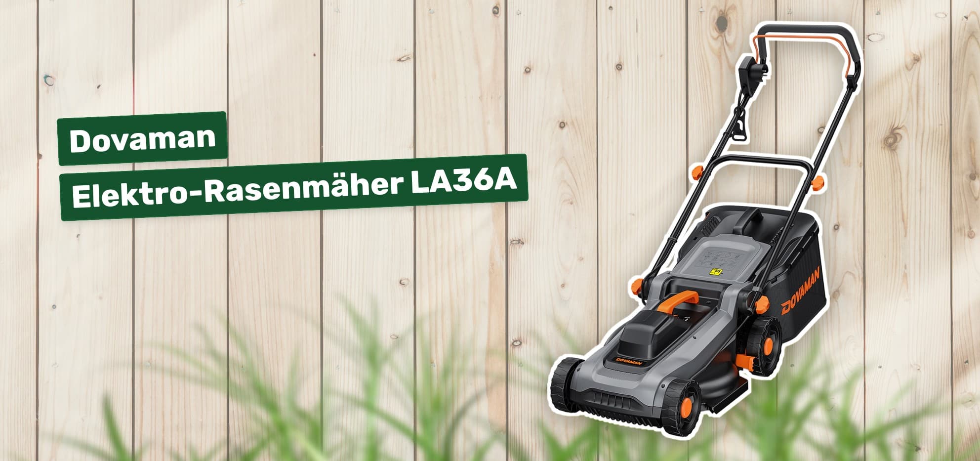 Dovaman Elektro-Rasenmäher LA36A