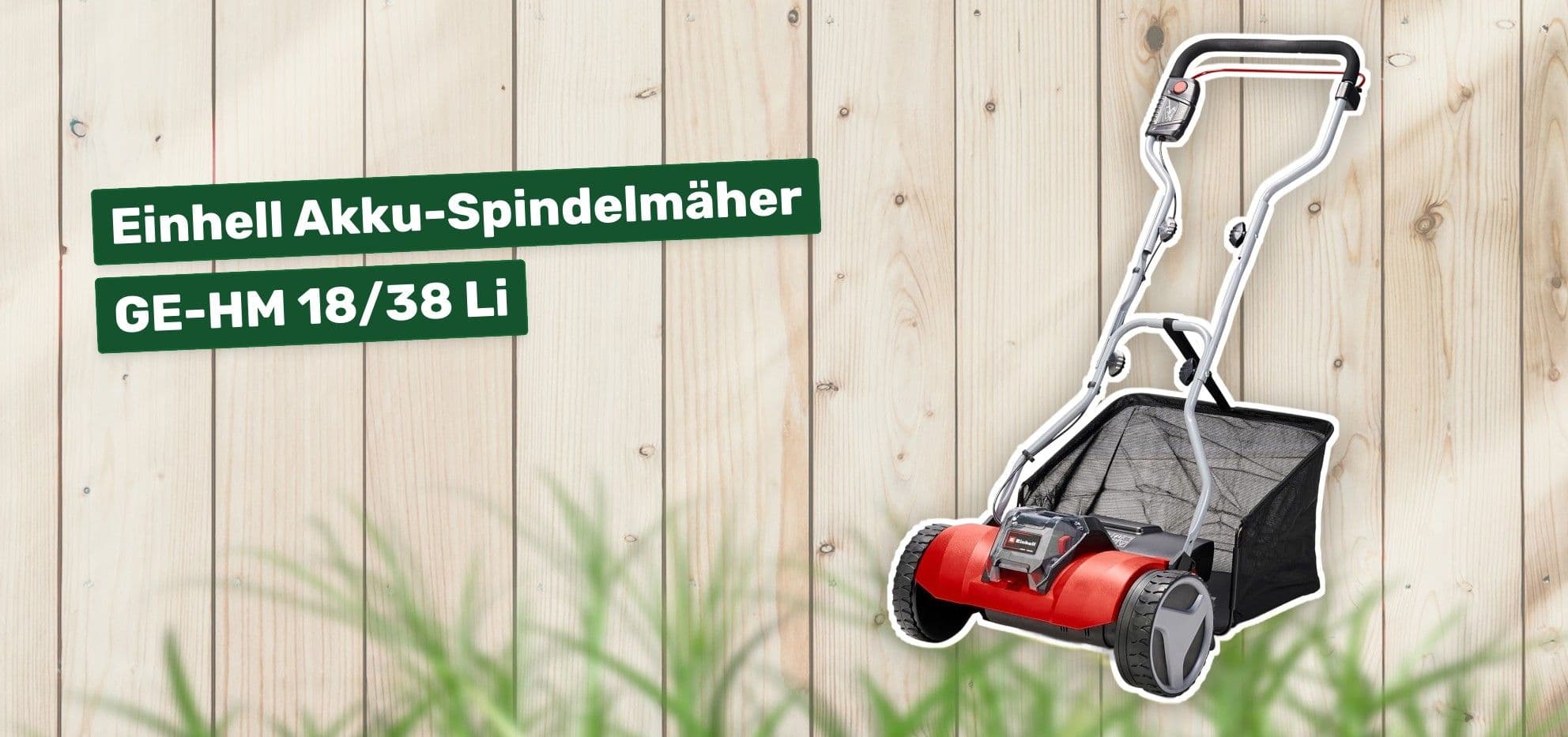 Einhell Akku-Spindelmäher GE-HM 18/38 Li