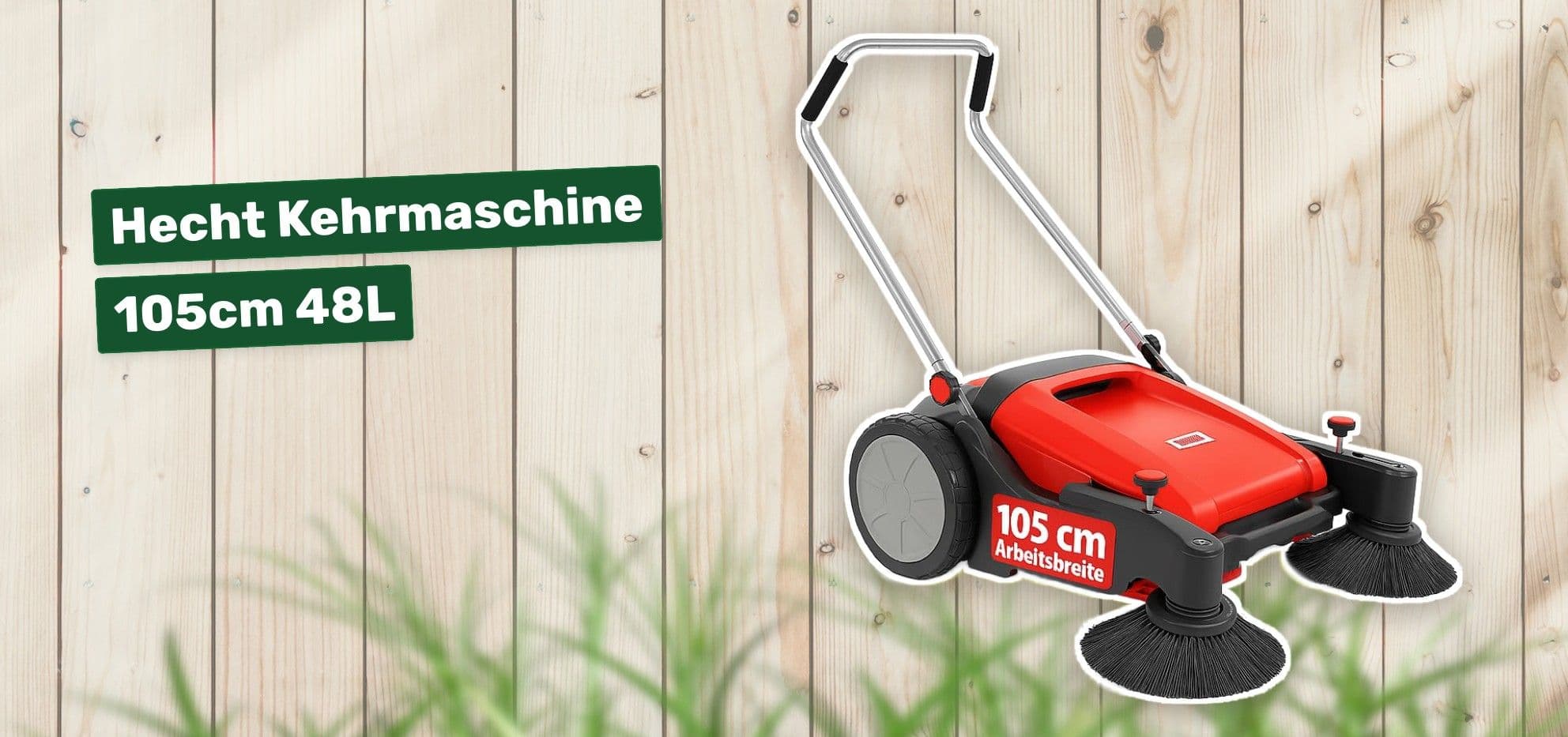 Hecht Kehrmaschine 105cm 48L