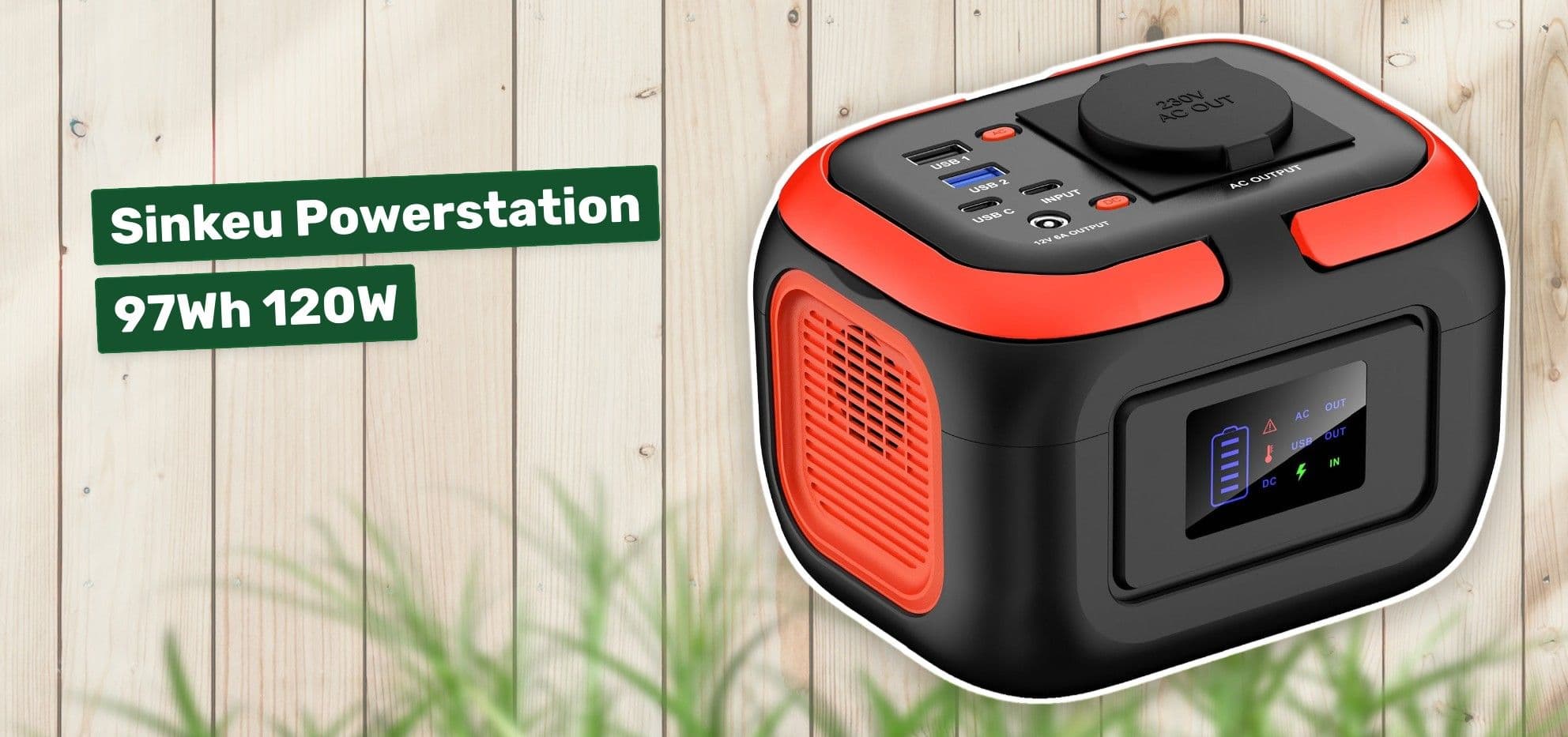 Sinkeu Tragbare Powerstation 97Wh 120W