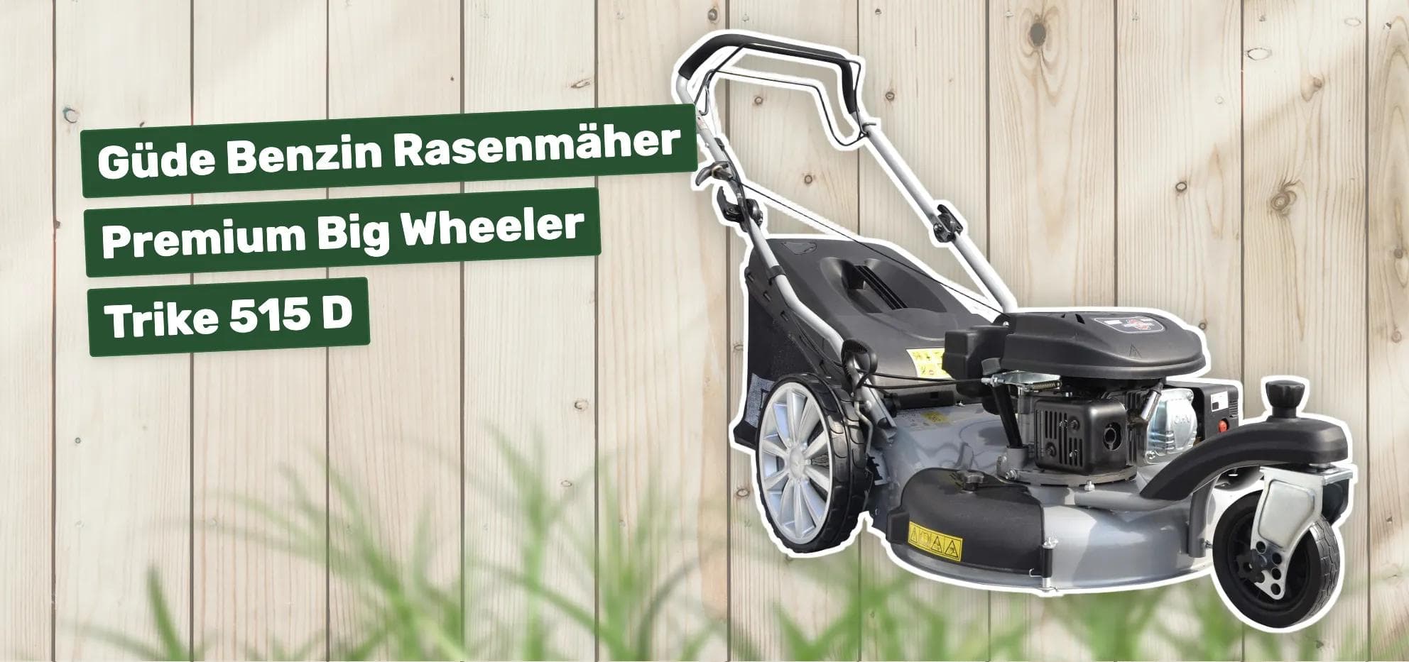 Güde Benzin Rasenmäher Premium Big Wheeler Trike 515 D