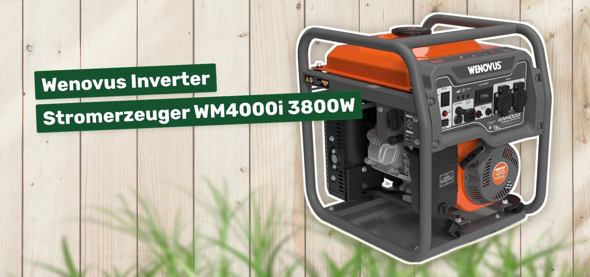 Wenovus Inverter Stromerzeuger WM4000i 3800W