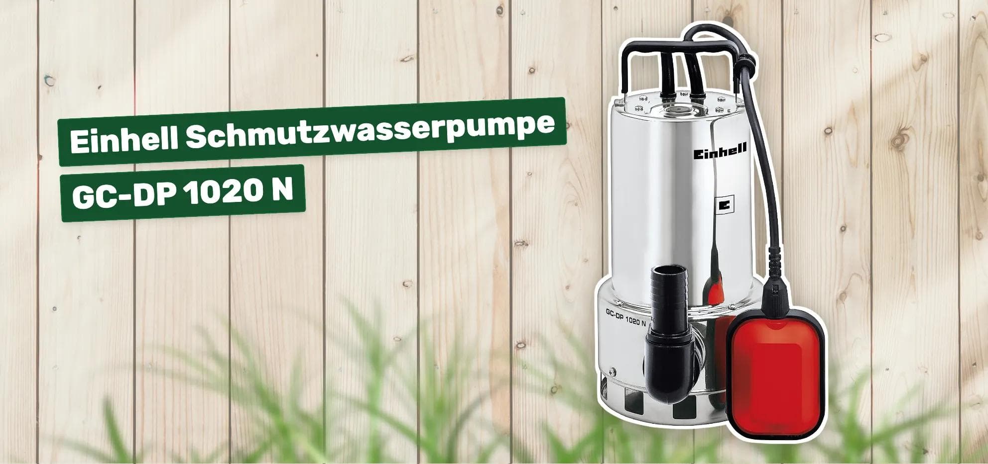 Einhell Schmutzwasserpumpe GC-DP 1020 N