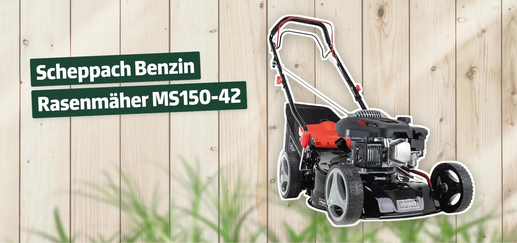 Scheppach Benzin Rasenmäher MS150-42