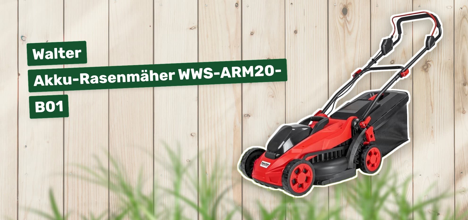 Walter Akku-Rasenmäher WWS-ARM20-B01