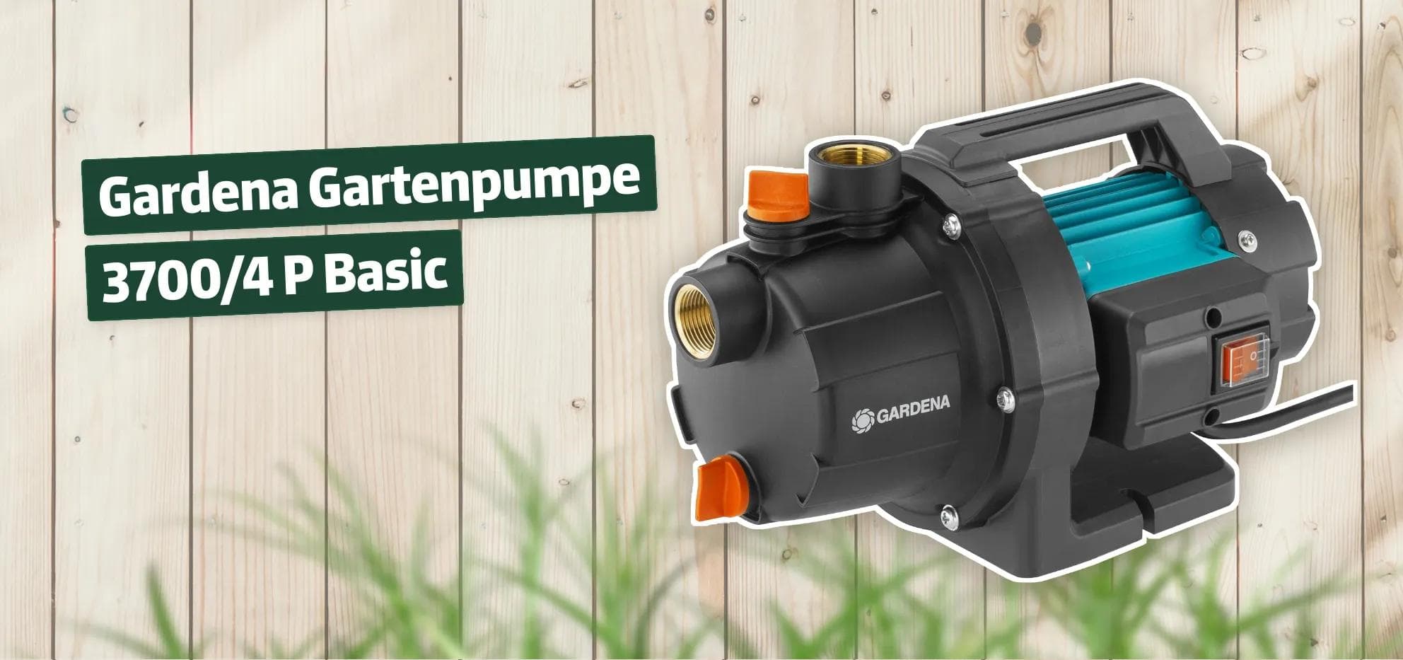 Gardena Gartenpumpe 3700/4 P Basic