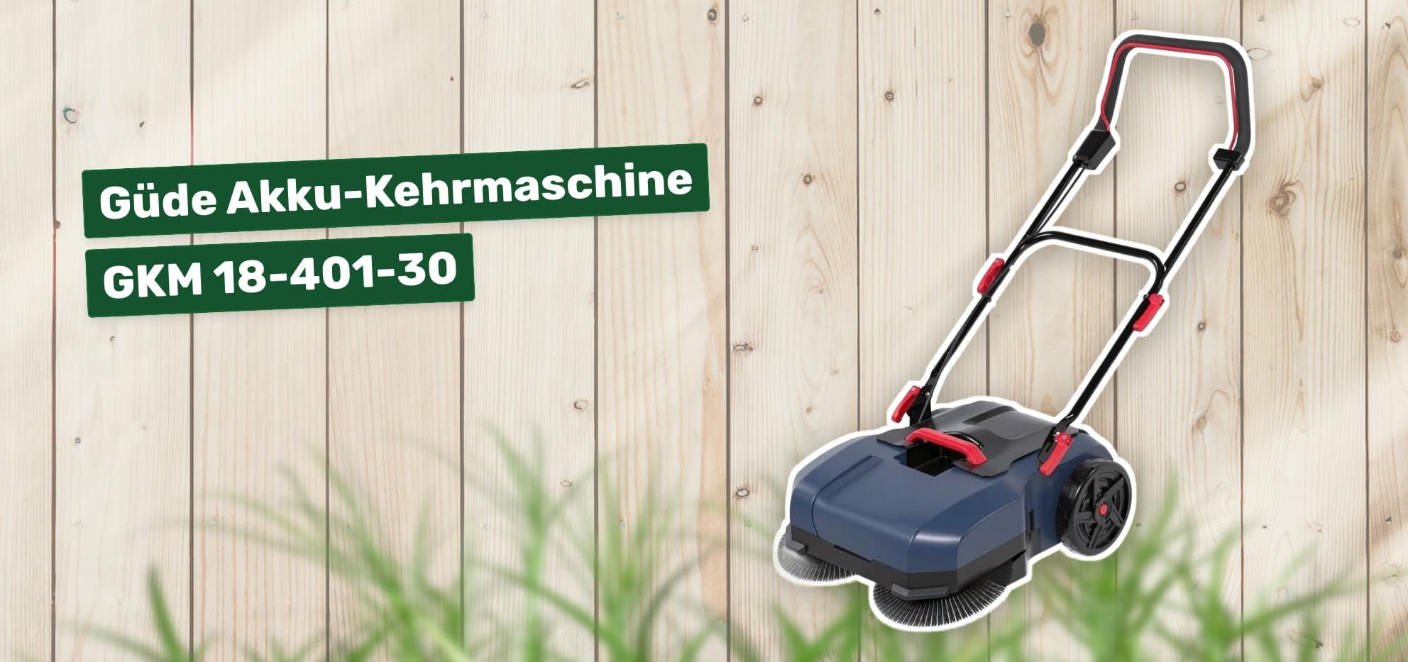 Güde Akku-Kehrmaschine GKM 18-401-30