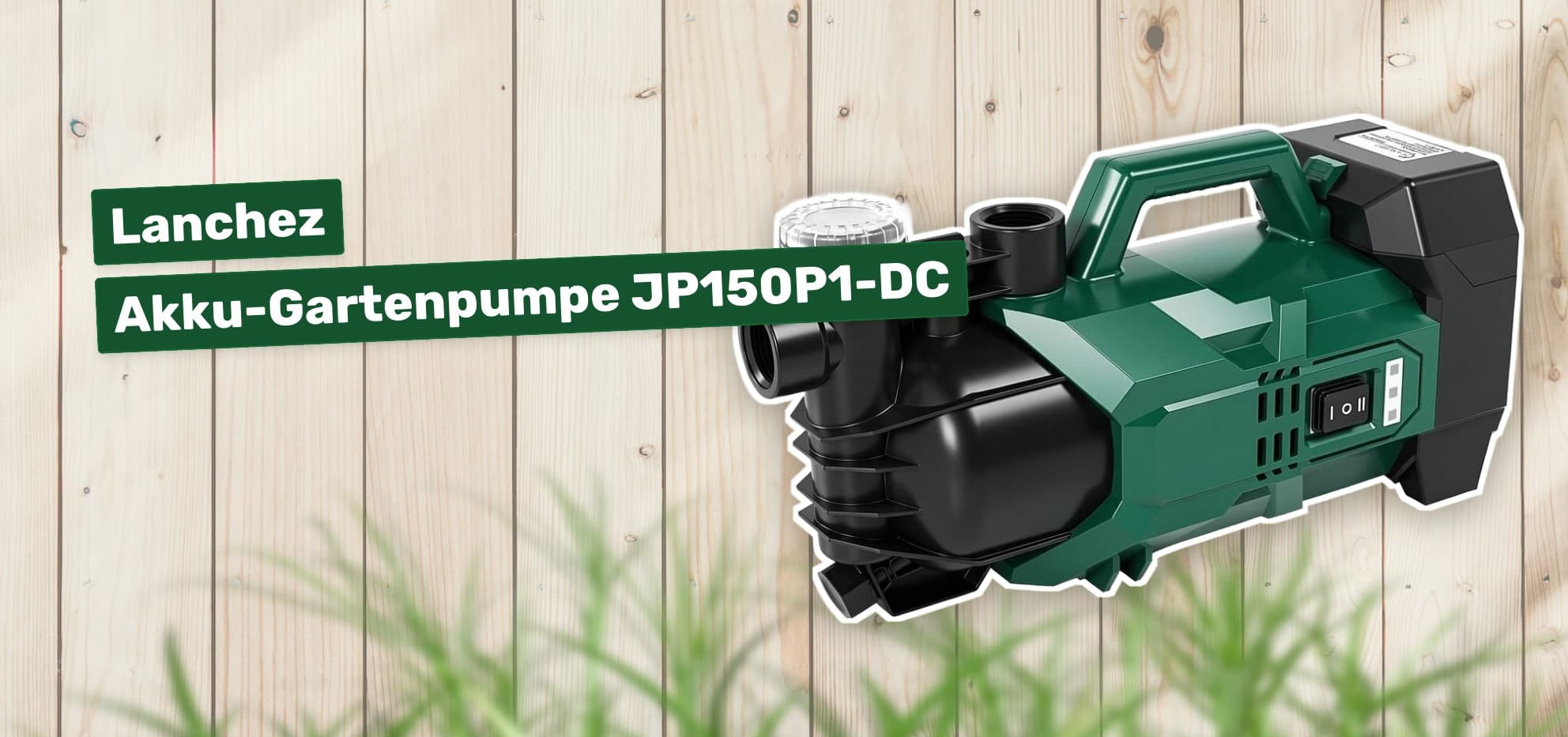 Lanchez Akku-Gartenpumpe JP150P1-DC