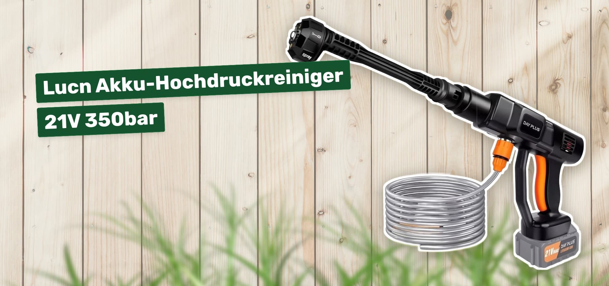 Lucn Akku-Hochdruckreiniger 21V 350bar