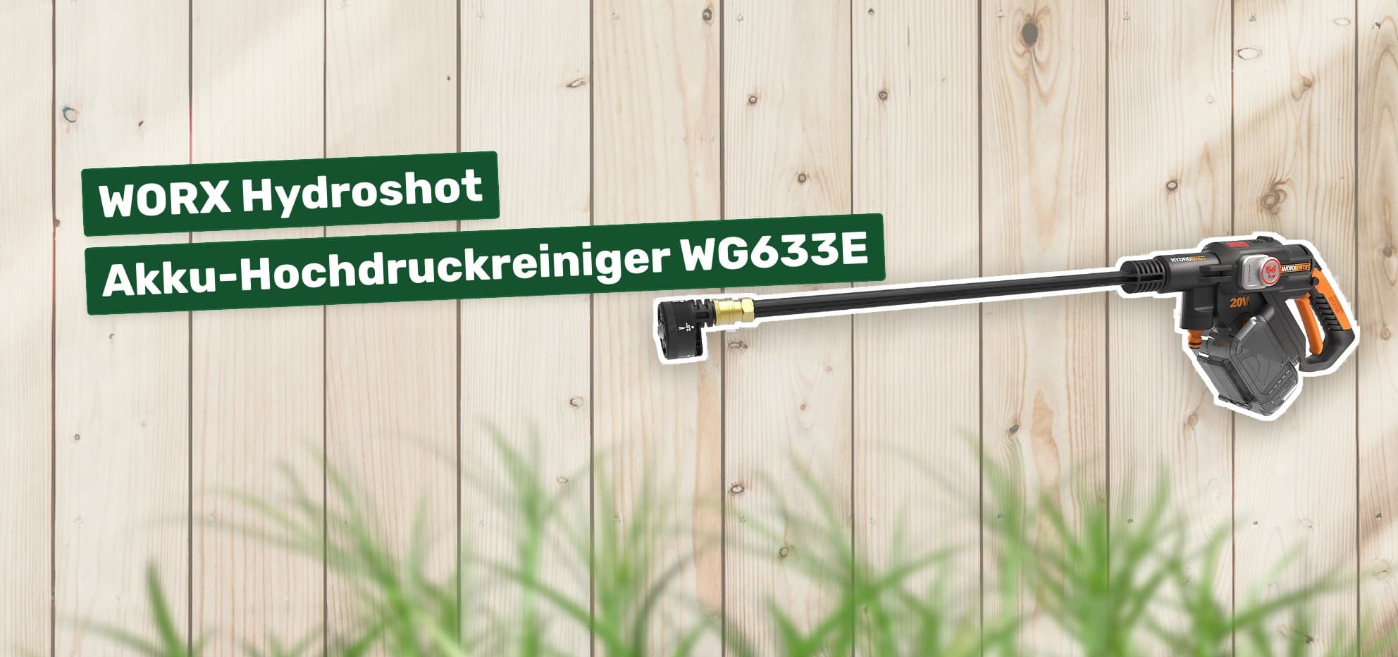 WORX Hydroshot Akku-Hochdruckreiniger WG633E