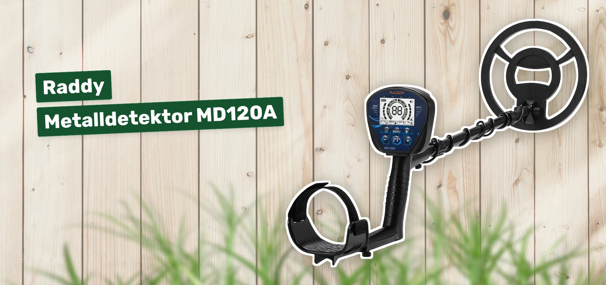 Raddy Metalldetektor MD120A