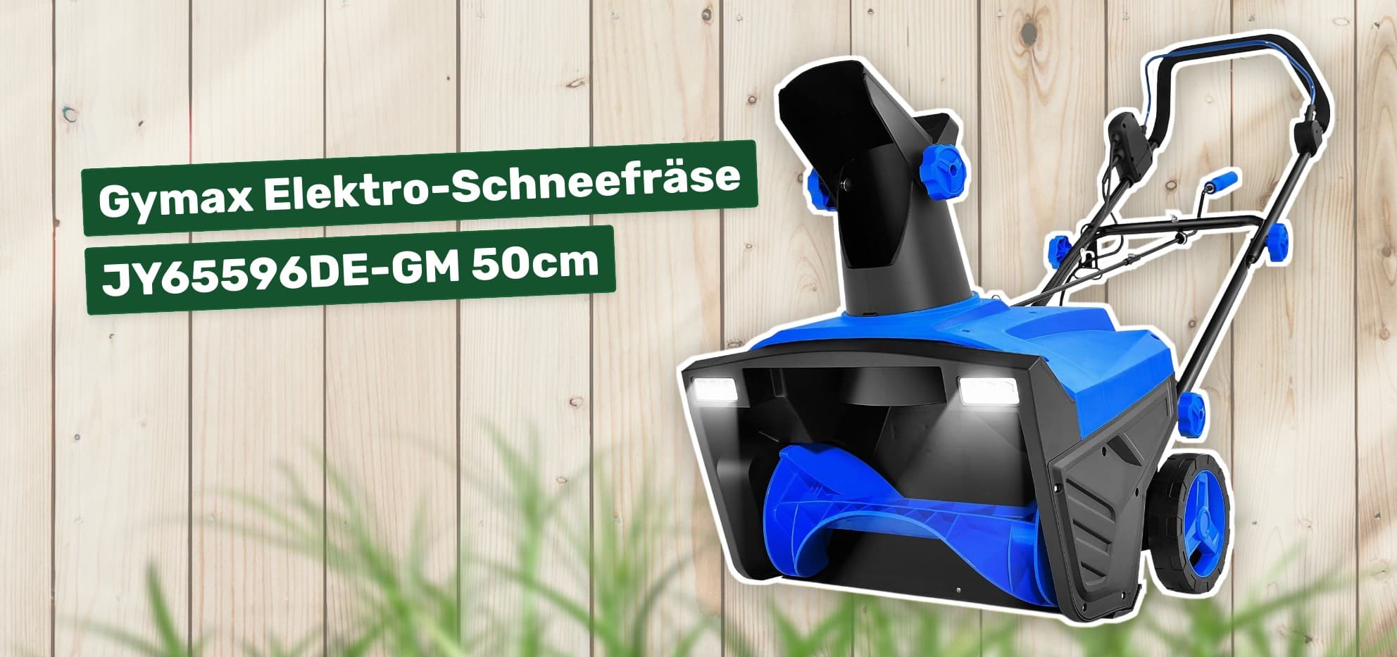 Gymax Elektro-Schneefräse JY65596DE-GM 50cm