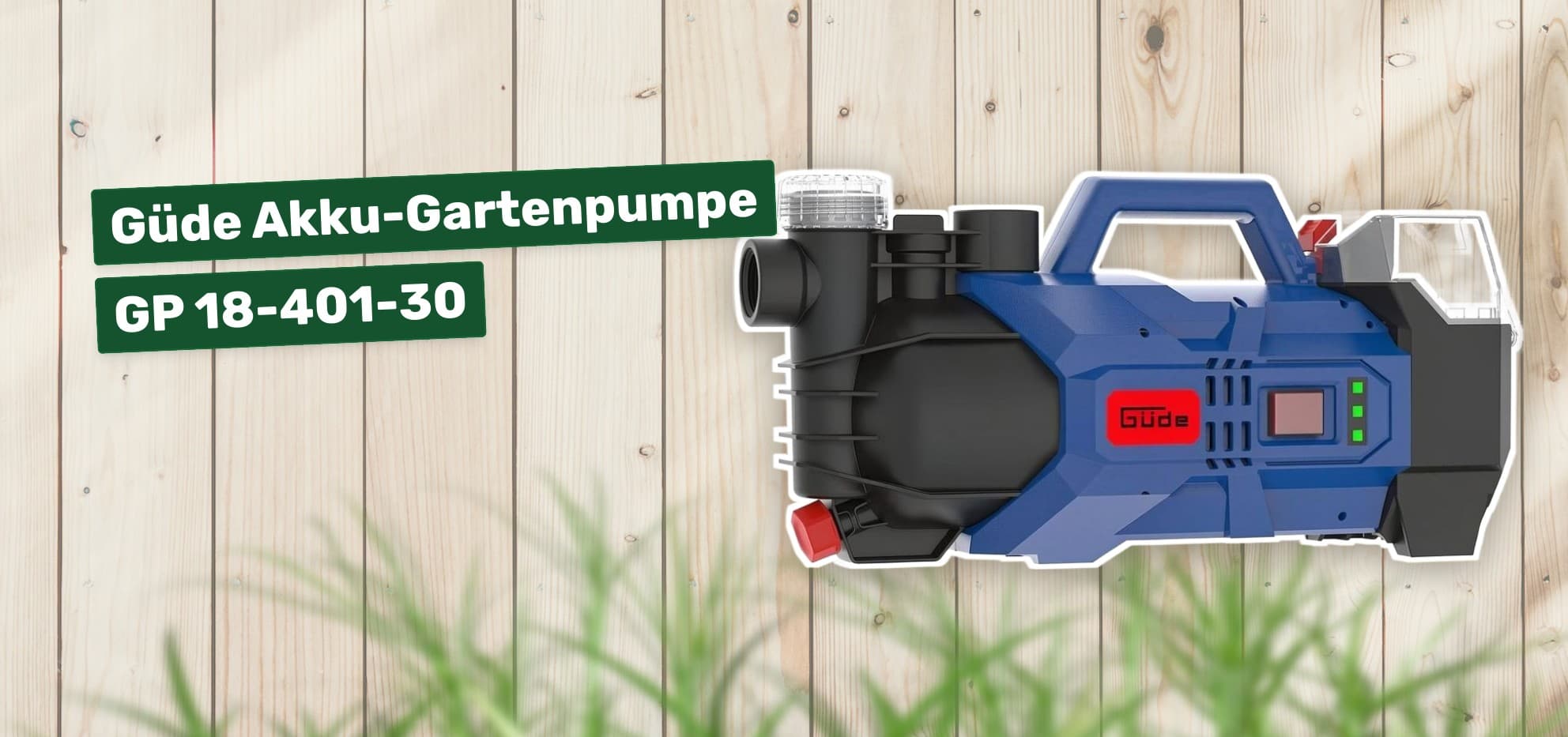 Güde Akku-Gartenpumpe GP 18-401-30