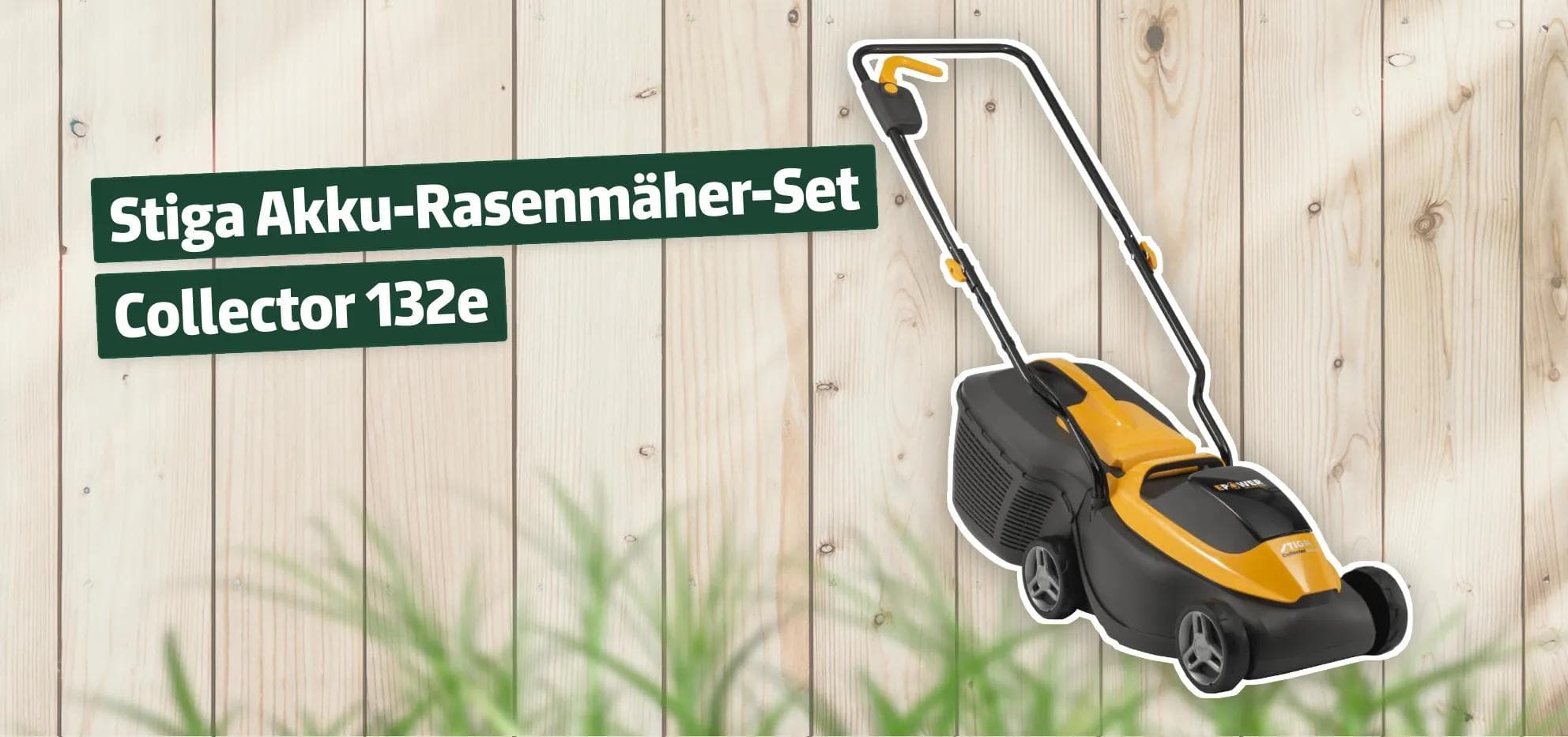 Stiga Akku-Rasenmäher-Set Collector 132e