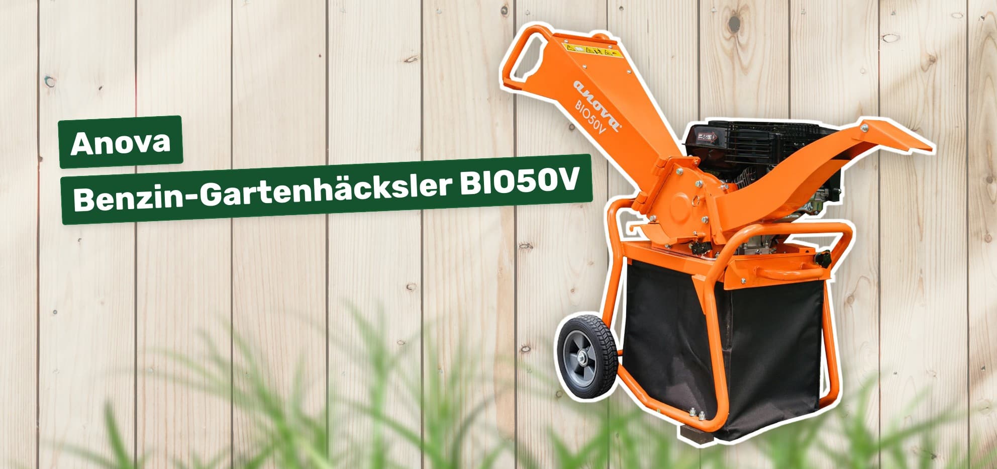 Anova Benzin-Gartenhäcksler BIO50V