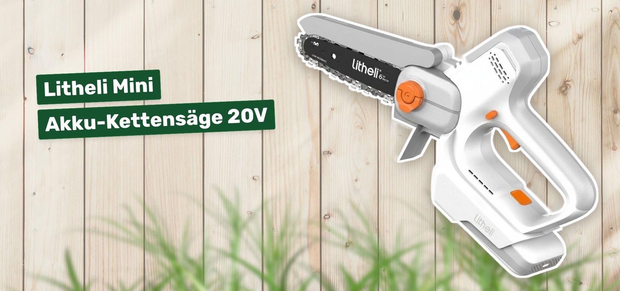 Litheli Mini Akku-Kettensäge 20V
