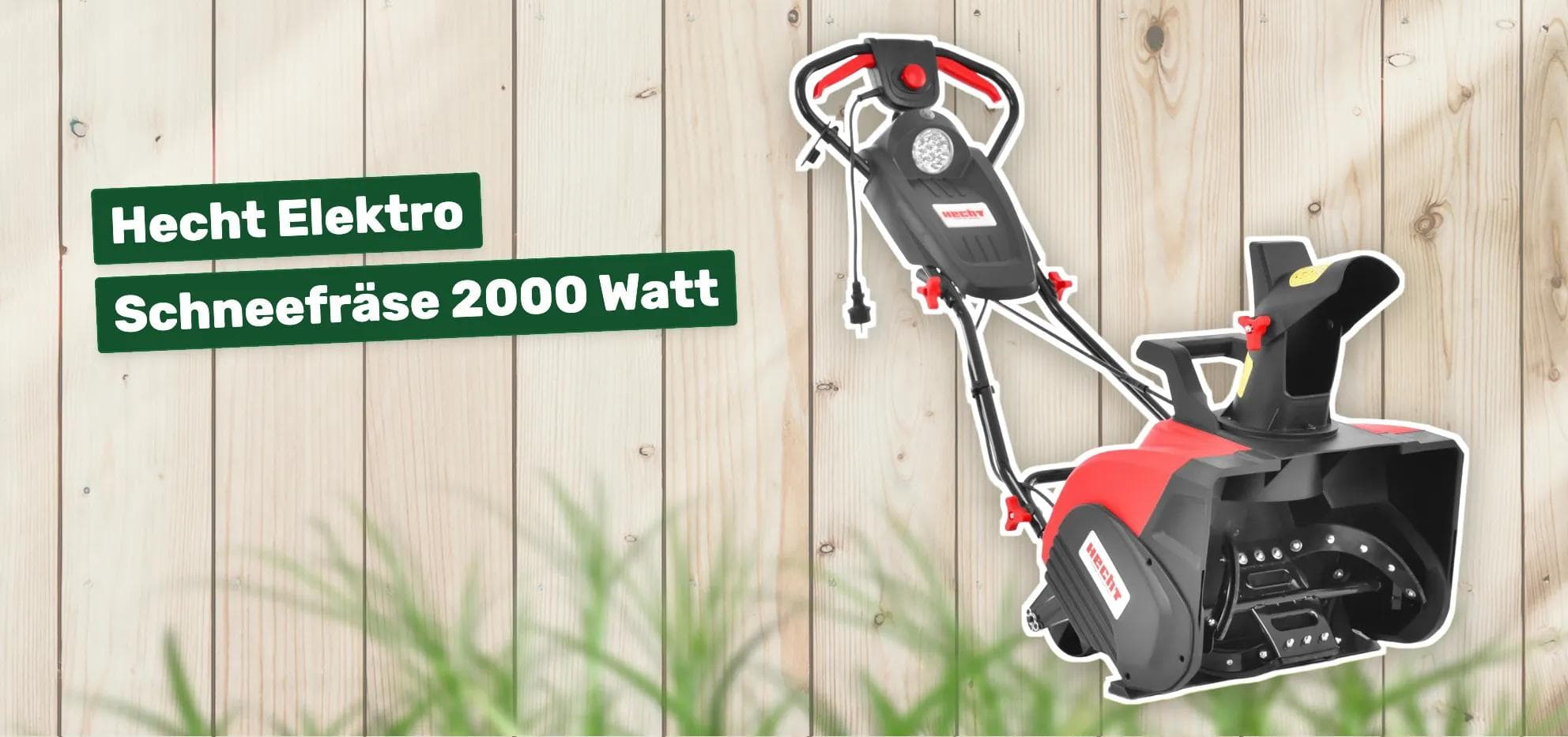 Hecht Elektro Schneefräse 2000 Watt