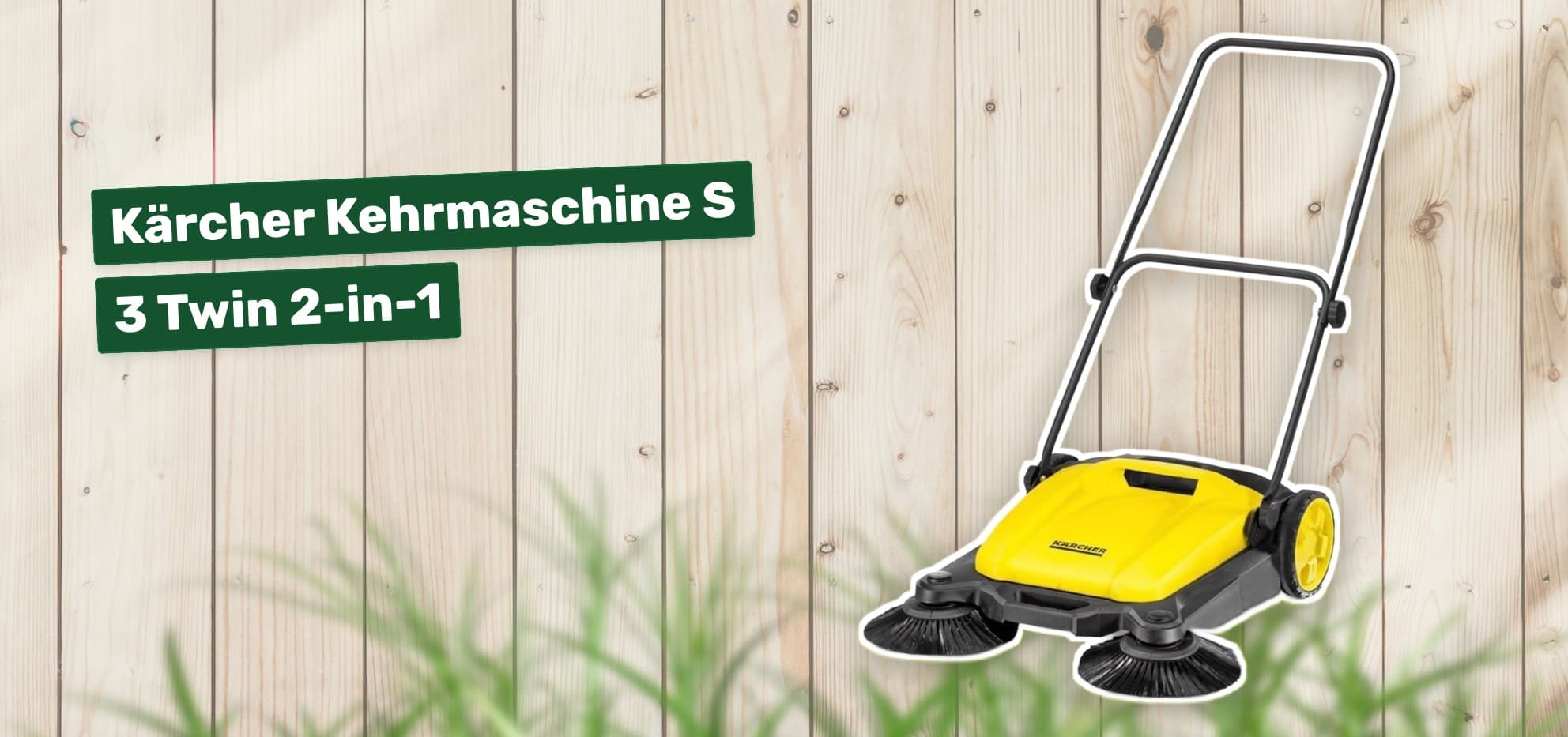Kärcher Kehrmaschine S 3 Twin 2-in-1