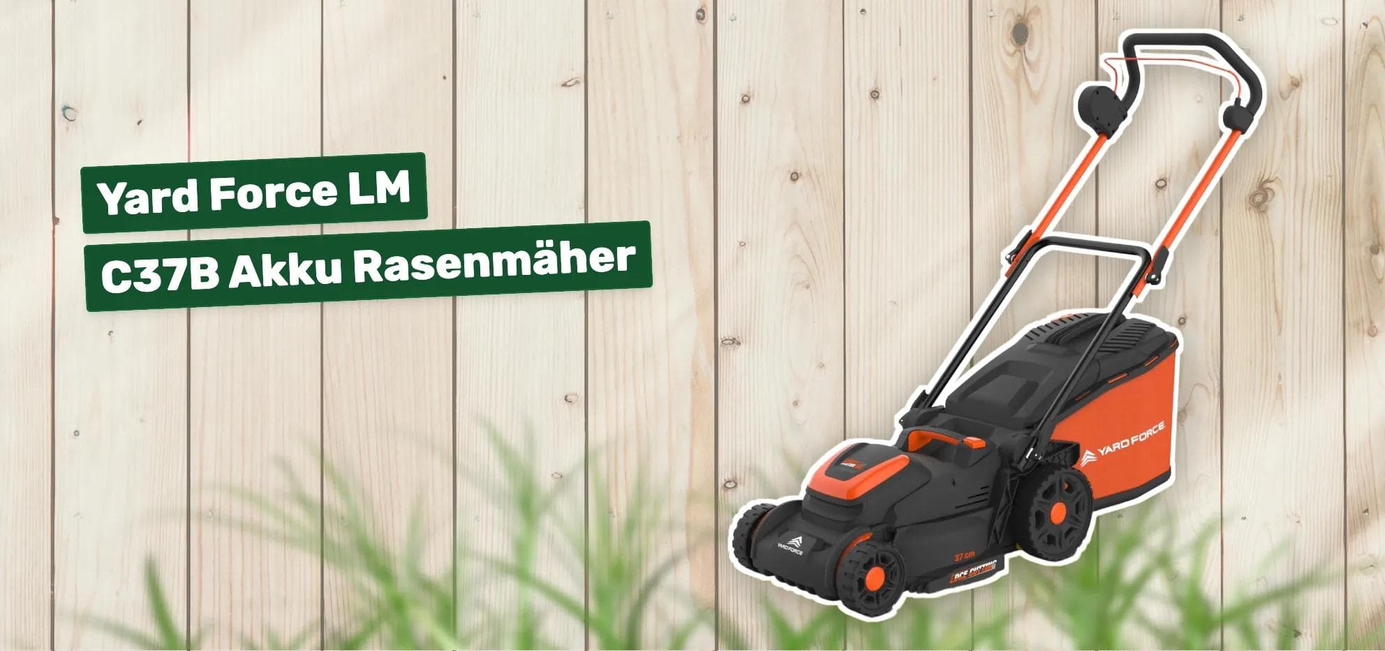 Yard Force LM C37B Akku Rasenmäher