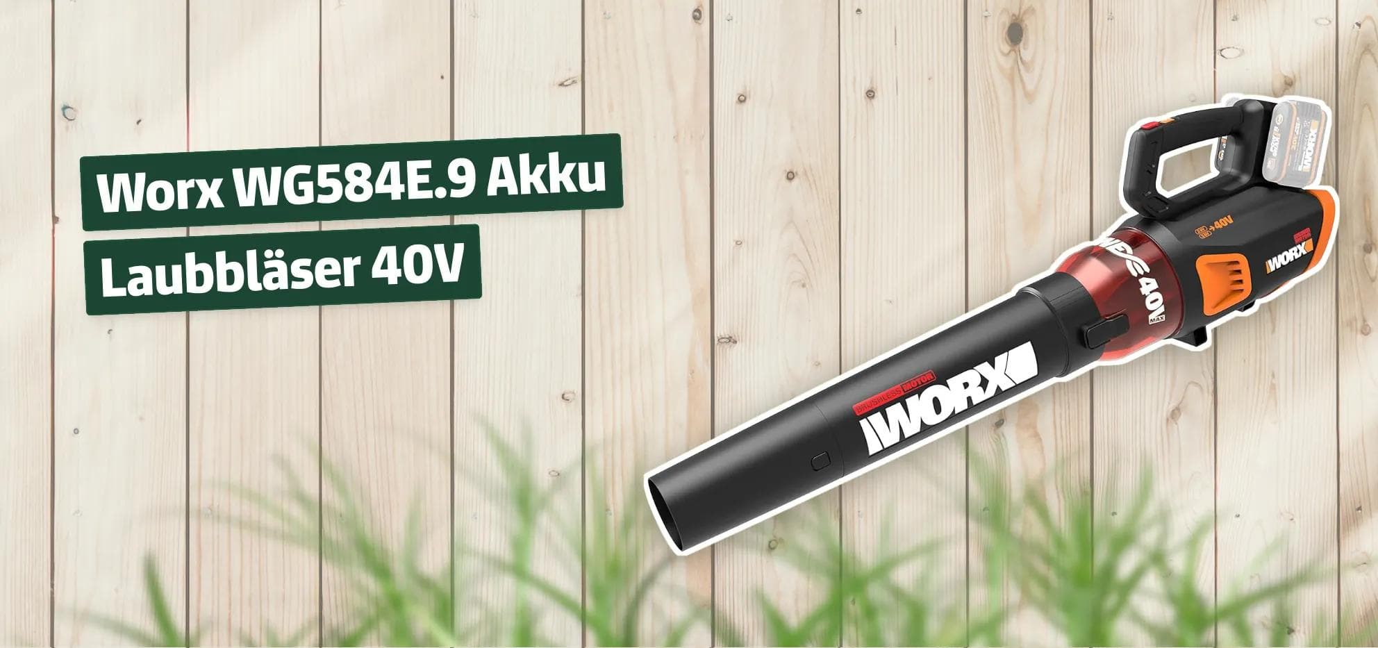 Worx WG584E.9 Akku Laubbläser 40V
