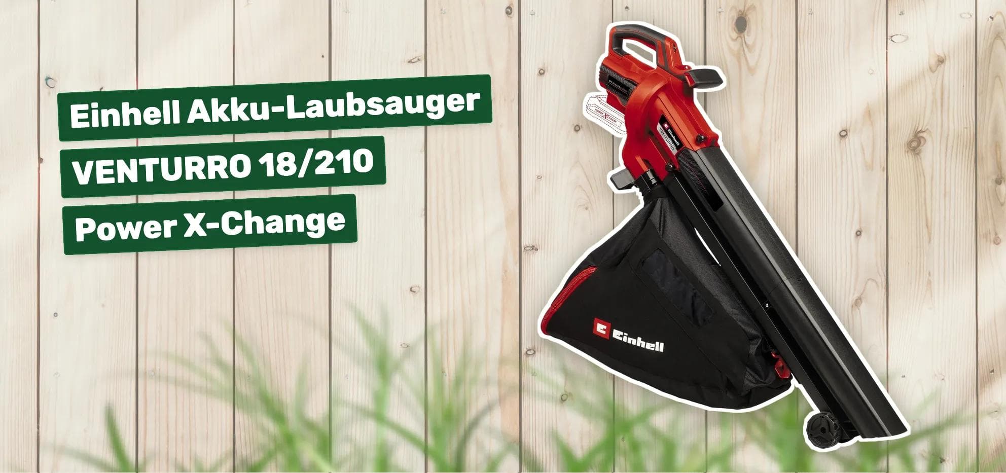Einhell Akku-Laubsauger VENTURRO 18/210 Power X-Change